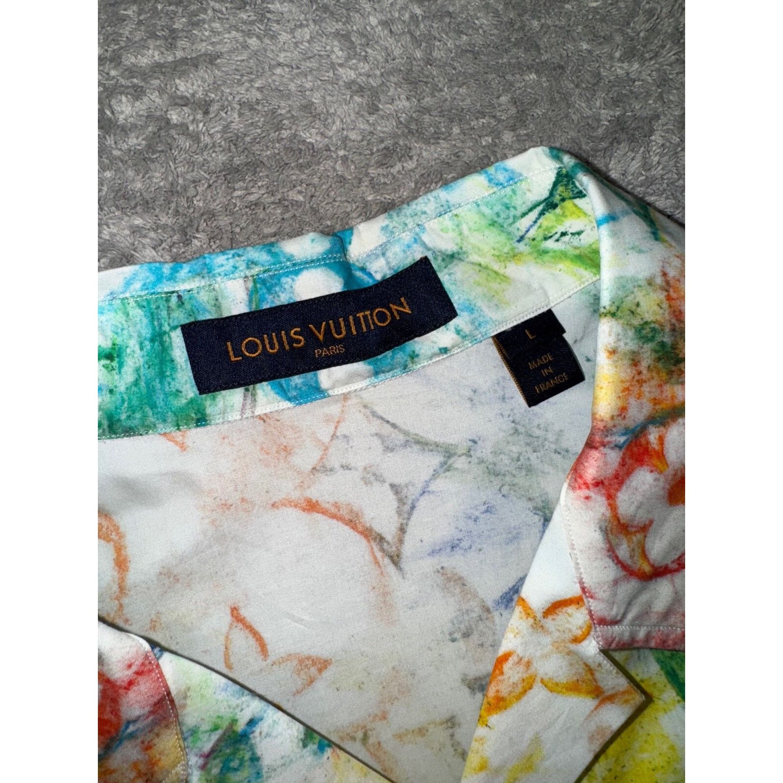 Louis Vuitton Louis Vuitton Pastel Multicolor Monogram Logo Short Sleeve Size US L / EU 52-54 / 3 - 5 Thumbnail