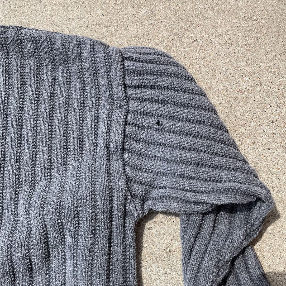 Structure × Vintage Vintage Structure Ribbed Ramie Knit Sweater Grey M Size US M / EU 48-50 / 2 - 5 Thumbnail