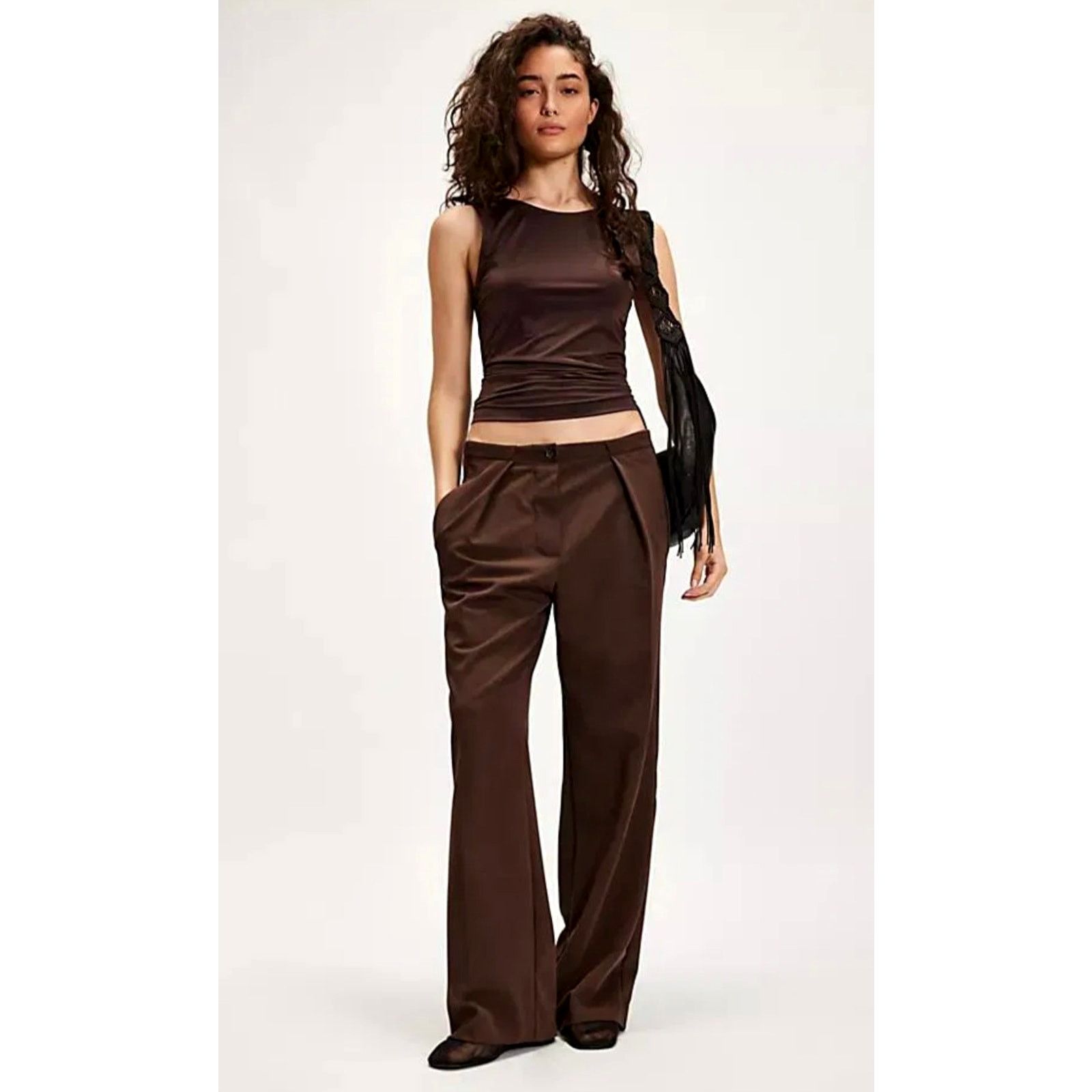 Free People Free People Take You There Open Back Cami Wine M Size M / US 6-8 / IT 42-44 - 4 Thumbnail