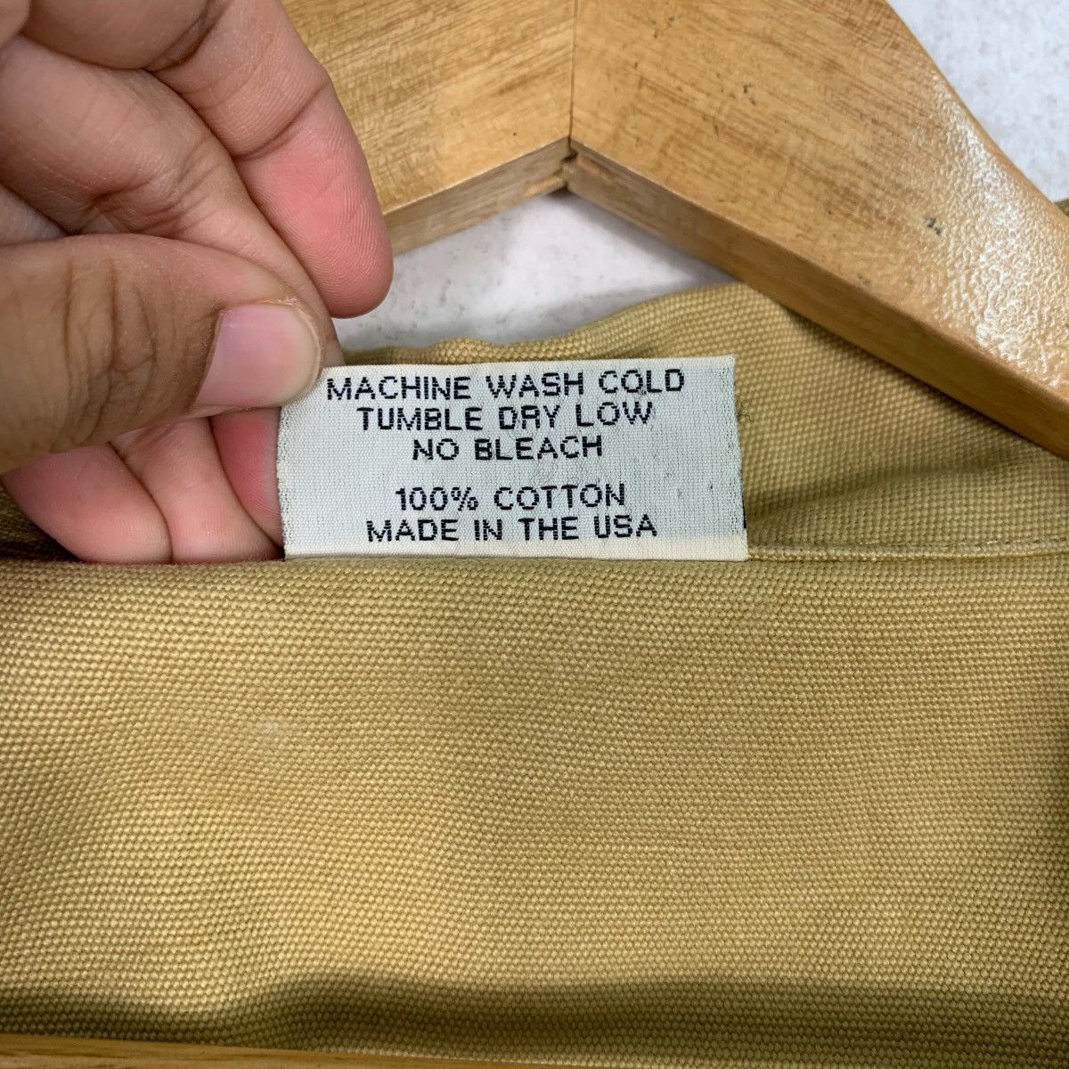 Canvas UTILITY CANVAS Made In Usa Casual Work Jacket #1068-C48 Size US L / EU 52-54 / 3 - 16 Thumbnail
