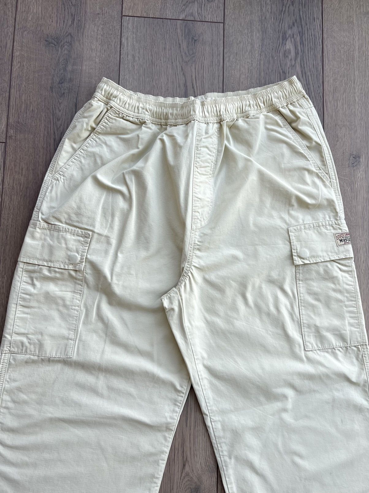 Stussy Stussy Ripstop Cargo Beach Pant “Cream” Large Size US 34 / EU 50 - 2 Thumbnail