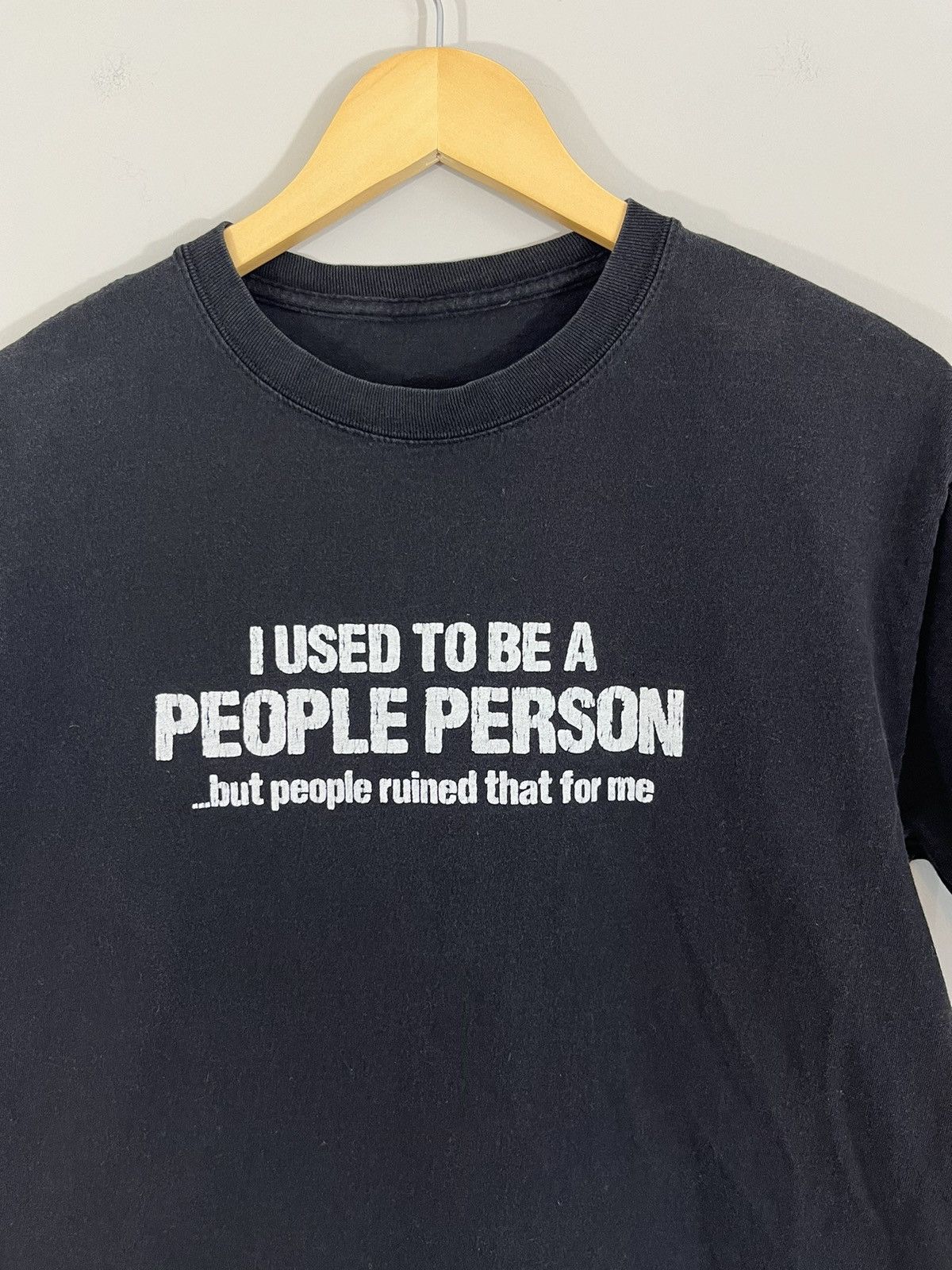 Vintage Sun Faded Distressed Y2K Fuck You Humor Tee Size US M / EU 48-50 / 2 - 1 Thumbnail