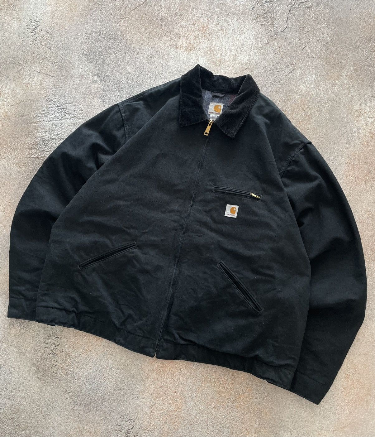 Carhartt Vintage Carhartt Detroit Black Jacket Size US XXL / EU 58 / 5 - 2 Thumbnail