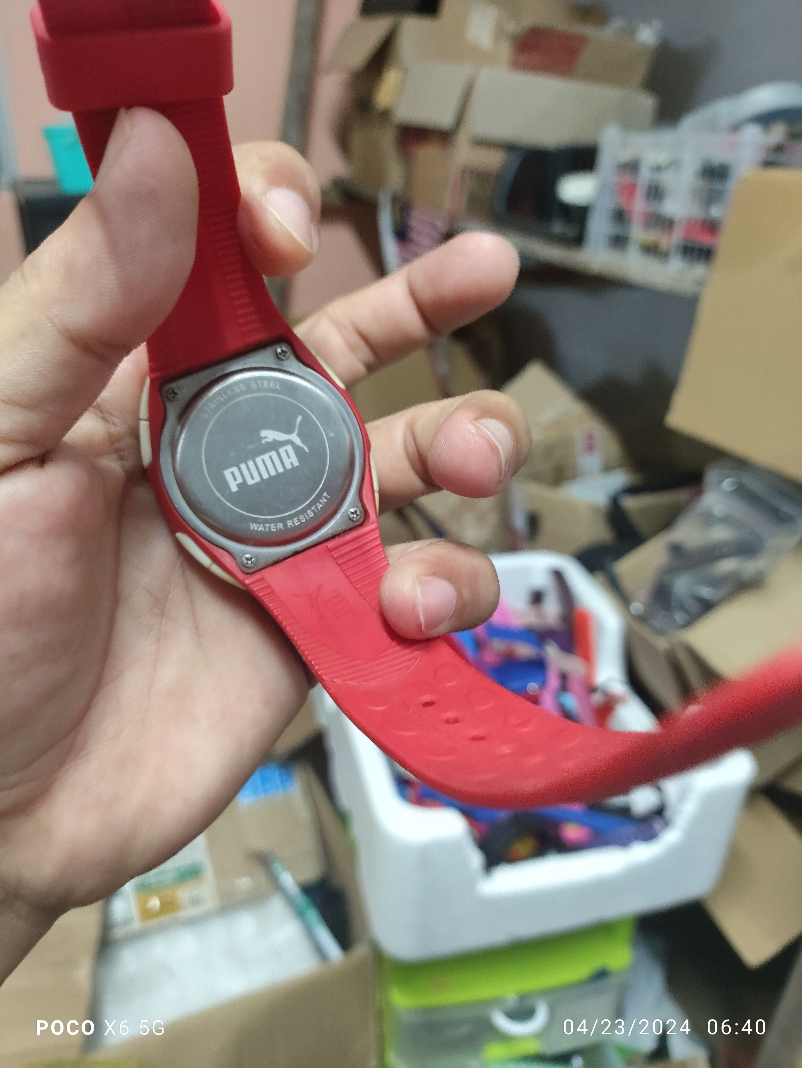 Puma Vintage DIGITAL PUMA WATCH (RED MONSTER GENGSTER) Size ONE SIZE - 15 Thumbnail