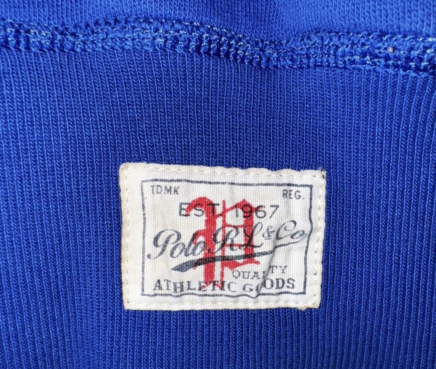 Polo Ralph Lauren Polo Ralph Lauren Indigo Chain Stitched Crewneck Sweater L Size US L / EU 52-54 / 3 - 6 Thumbnail