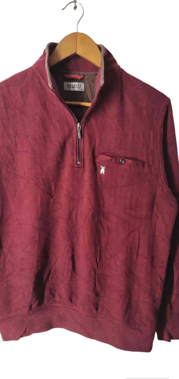 Macbeth MACBETH JEANS COMPANY SKATE HALF ZIPPER PULLOVER JACKET Size US M / EU 48-50 / 2 - 3 Thumbnail