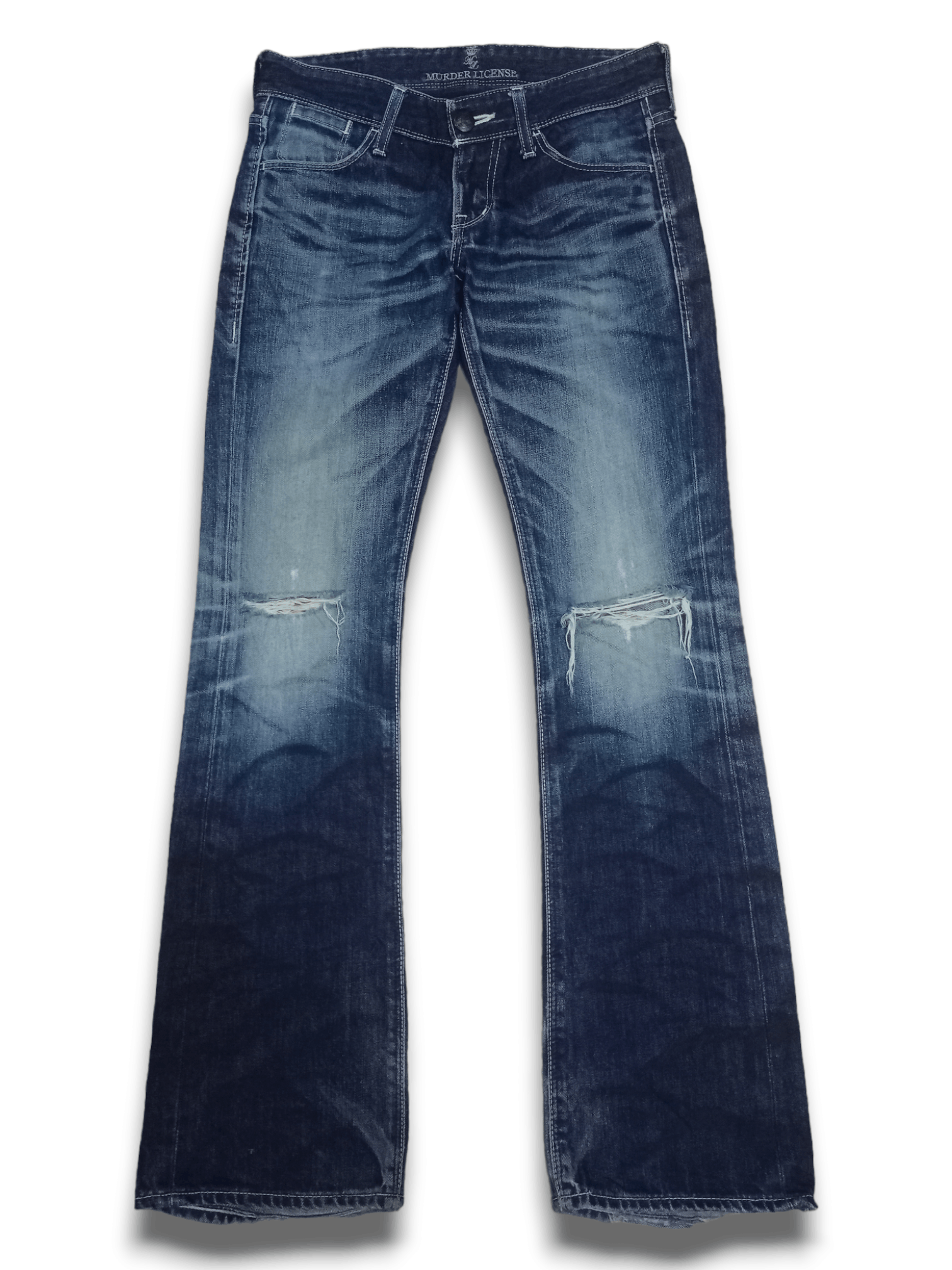 Vintage Flare Jeans Murder License Denim Boot Cut Japanese