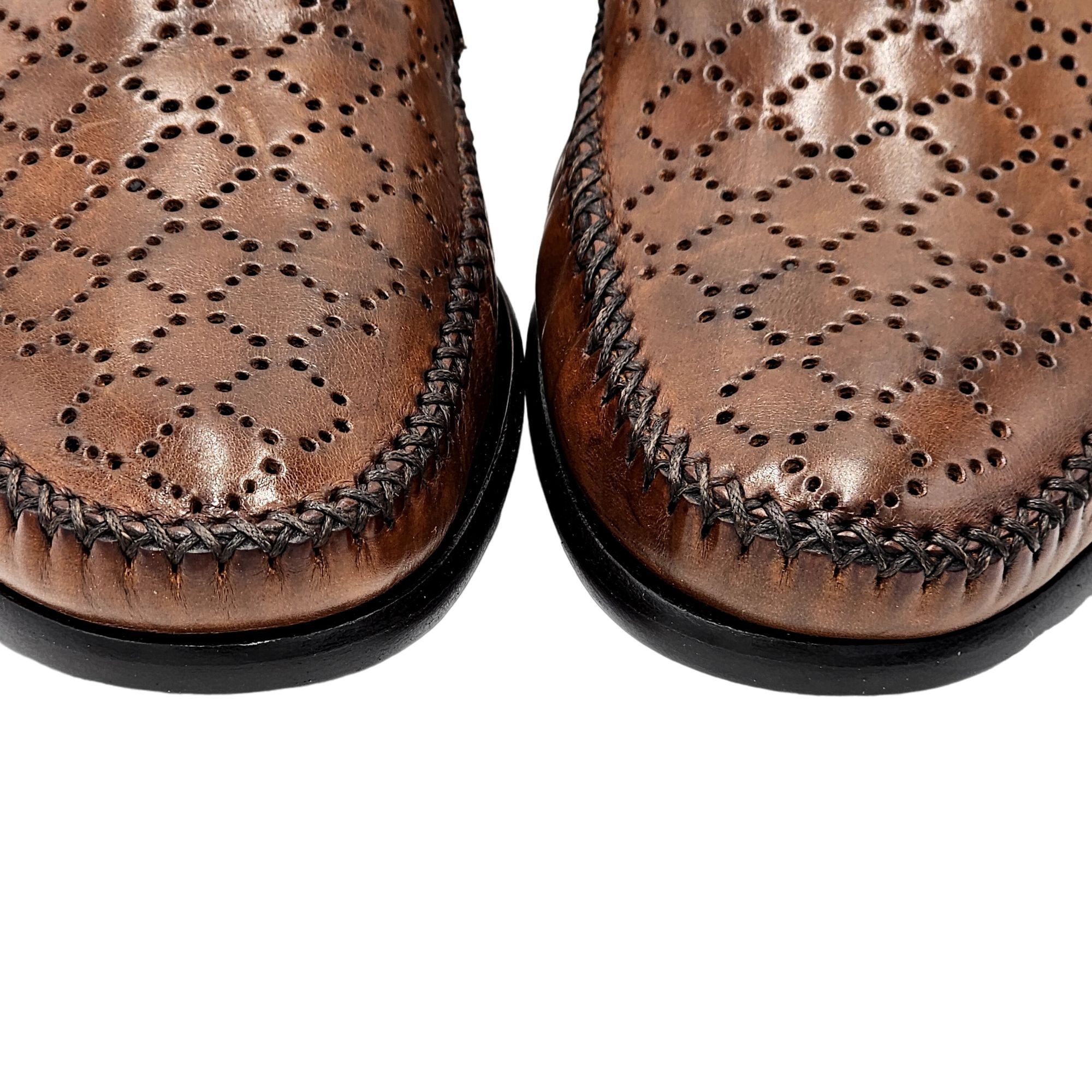 Bragano × Cole Haan NEW Vintage Bragano Cole Haan Men's 7.5M Brown Leather Dress Size US 7.5 / EU 40-41 - 10 Thumbnail