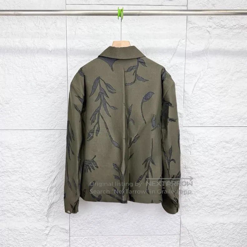 Hermes Hermes Green Pattern Printed Casual Jacket Size US M / EU 48-50 / 2 - 2 Thumbnail