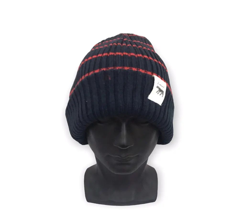 Japanese Brand × Vintage Japanese Brand Reversible Stripe Plain Beanie Hat Size ONE SIZE - 2 Thumbnail