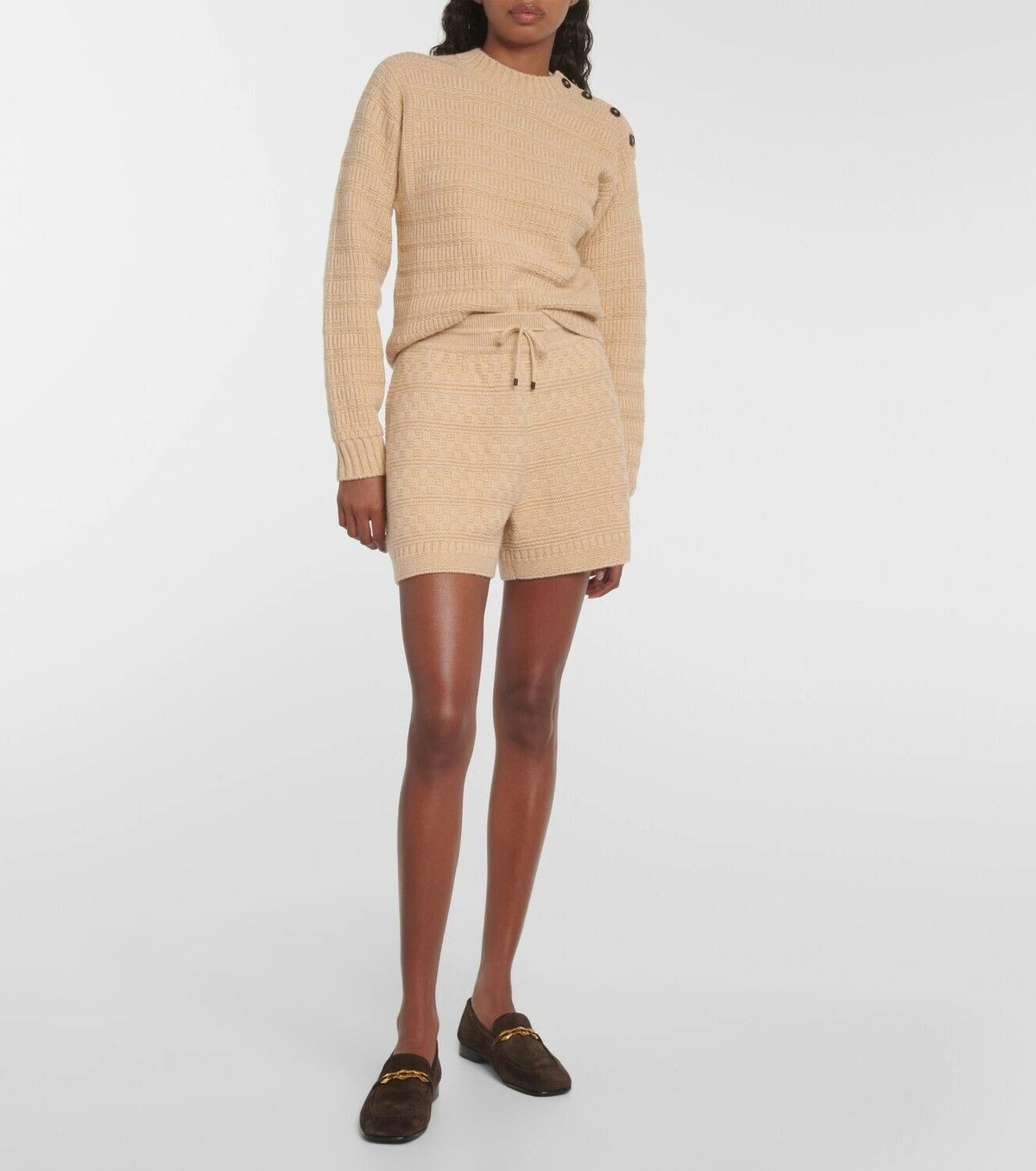 Loro Piana o1srvl11e0824 New Plymouth Shorts in Beige Size 30" / US 8 / IT 44 - 4 Thumbnail