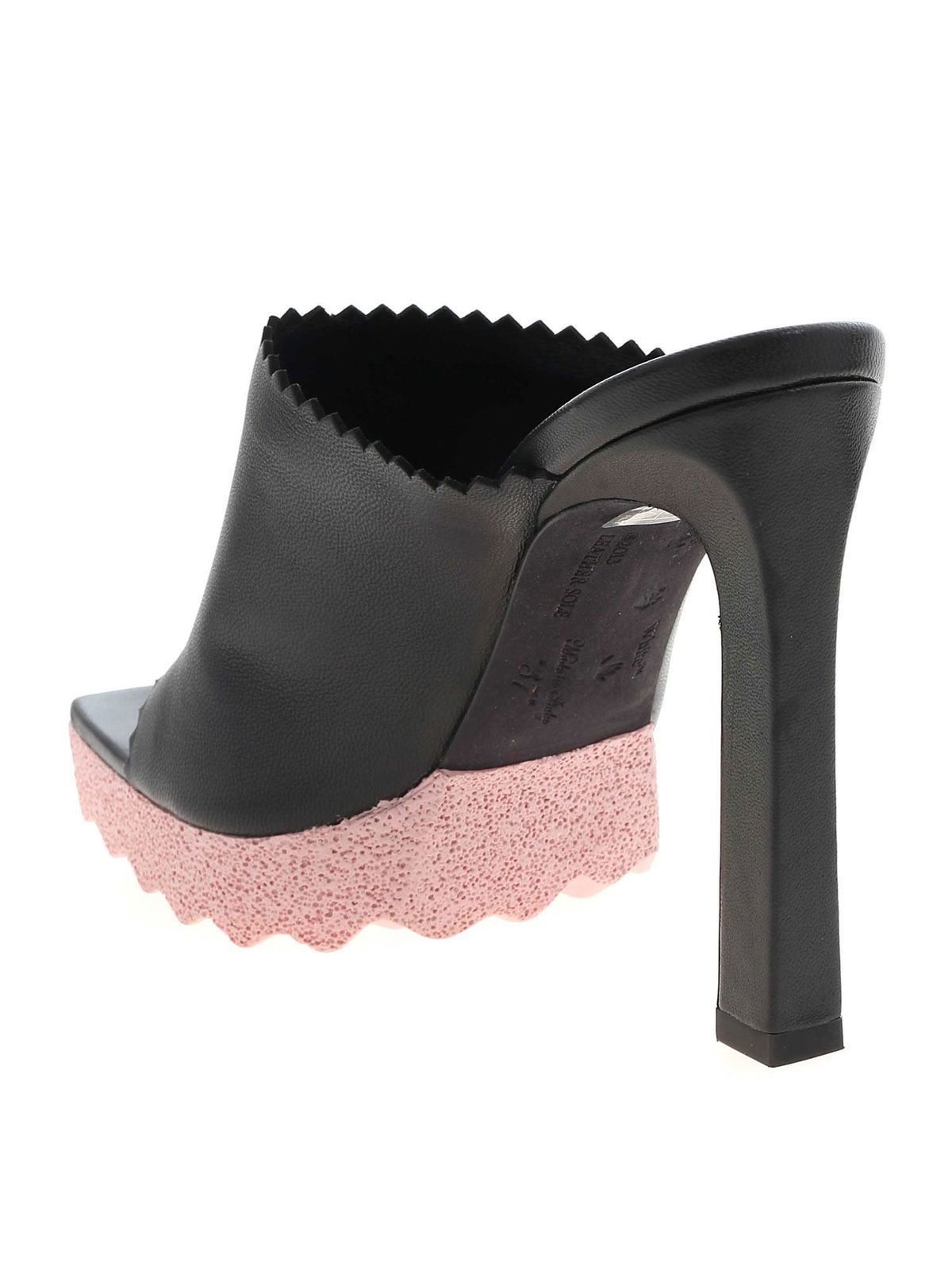 Off-White o1gr1nt0125 Sponge Mules in Black Size US 7 / IT 37 - 3 Thumbnail