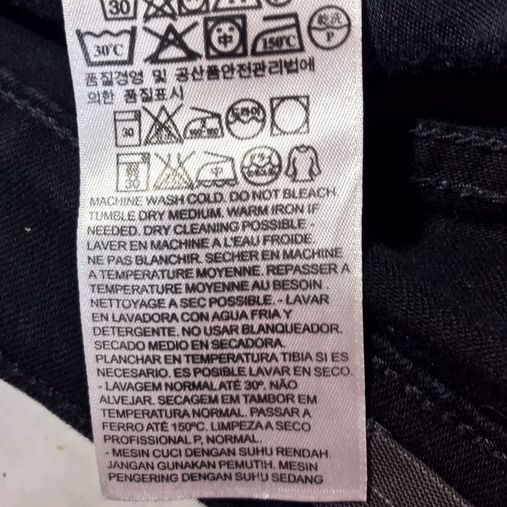 Levi's Levi's Black Denim Jean Leggings Mens Size 33X32 Regular Fit Modern Size US 33 - 6 Thumbnail