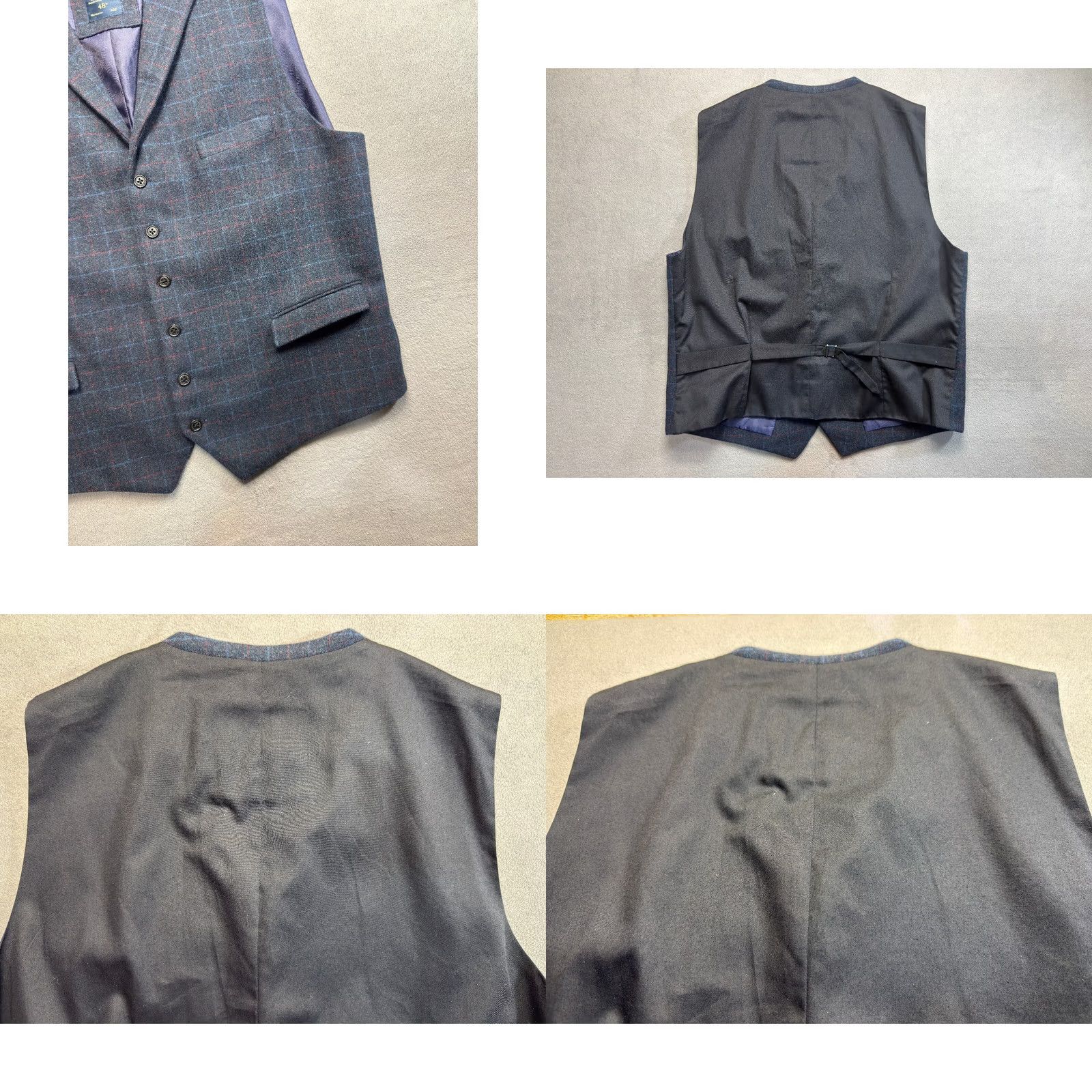 Vintage Hammond & CO. blue vest waistcoat mens size 48 jacket vest waistcoat 3 Piece blue Men 48 Mens Size US M / EU 48-50 / 2 - 9 Thumbnail