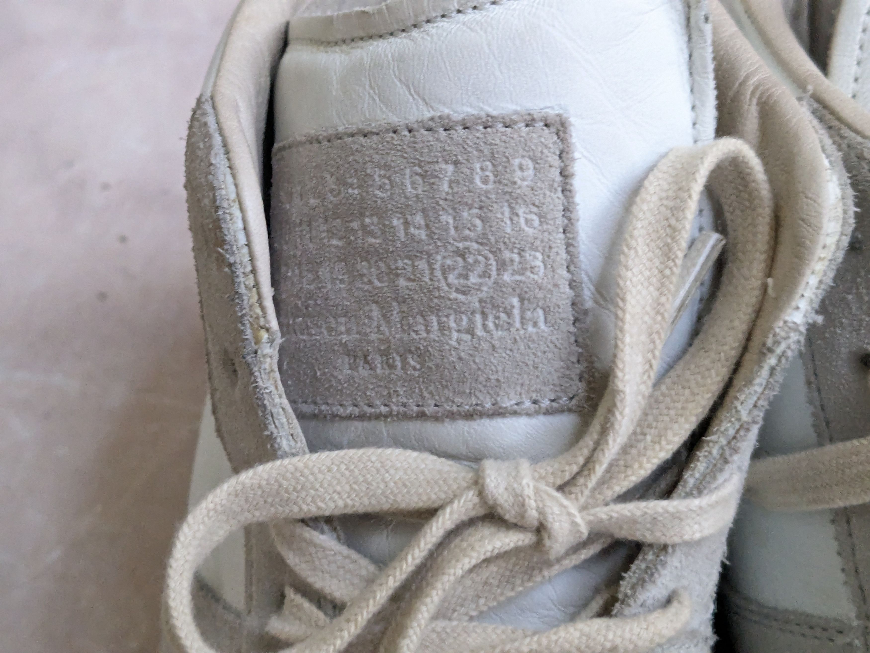 Maison Margiela Maison Margiela Replica GAT White Gray 11 44 High Tops Size US 11 / EU 44 - 7 Thumbnail