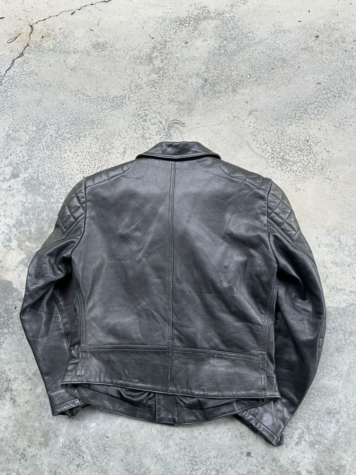 Vintage 👹Vintage Ashville Motor Double Collar Leather Jacket Size US S / EU 44-46 / 1 - 9 Thumbnail