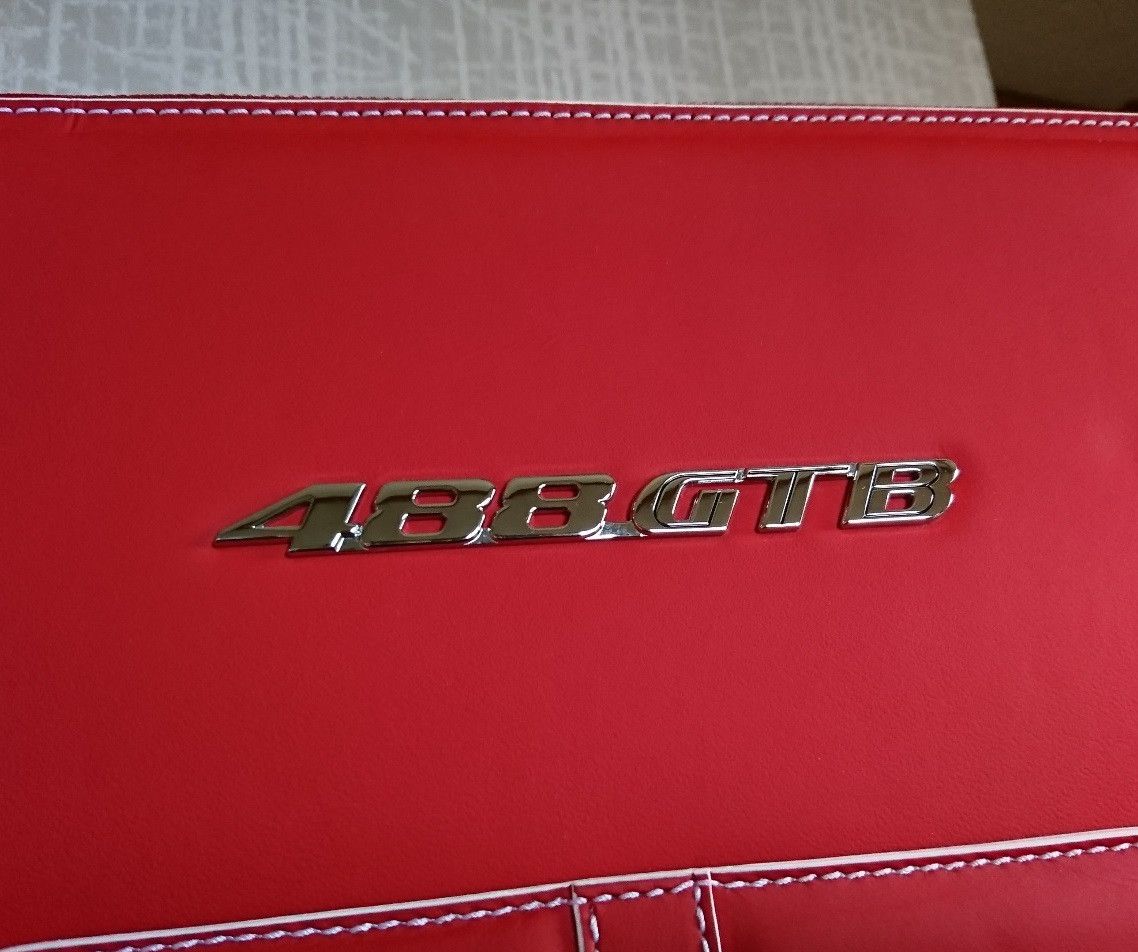 Ferrari Ferrari 488 GTB bag set leather travel luggage red & catalog Size ONE SIZE - 4 Thumbnail