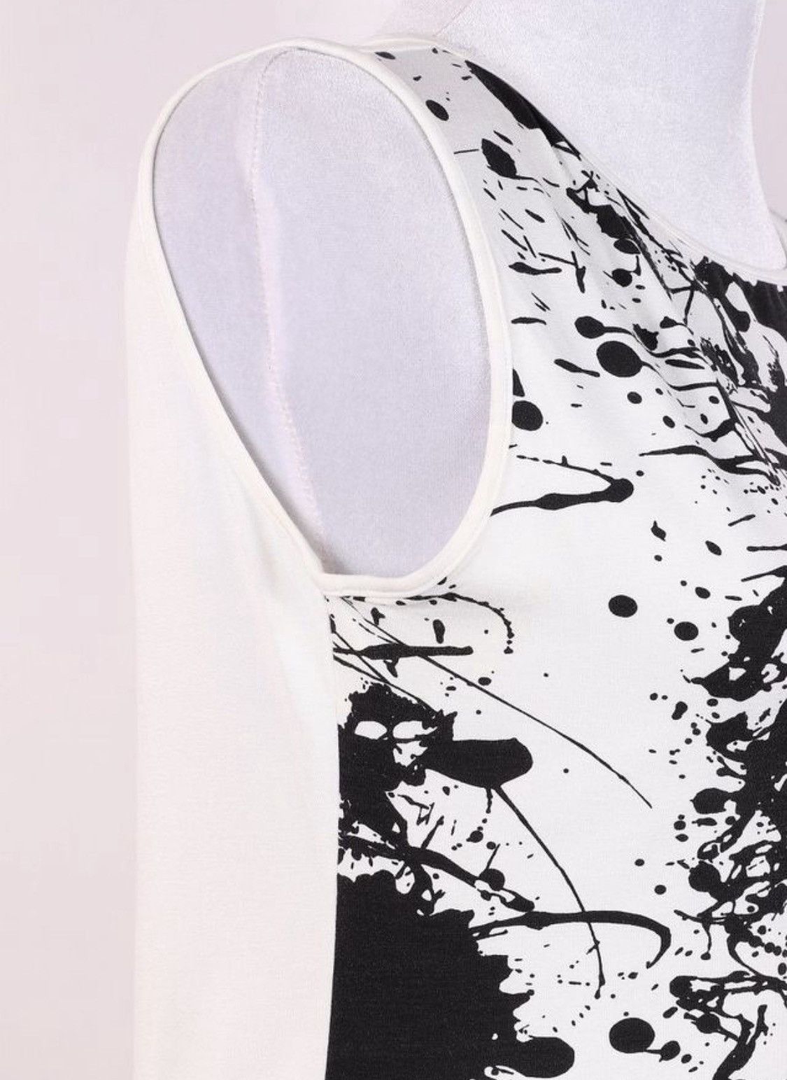 Hermes Hermés by Maison Margiela SS2004 Paint Splatter Tank Top Size L / US 10 / IT 46 - 2 Thumbnail