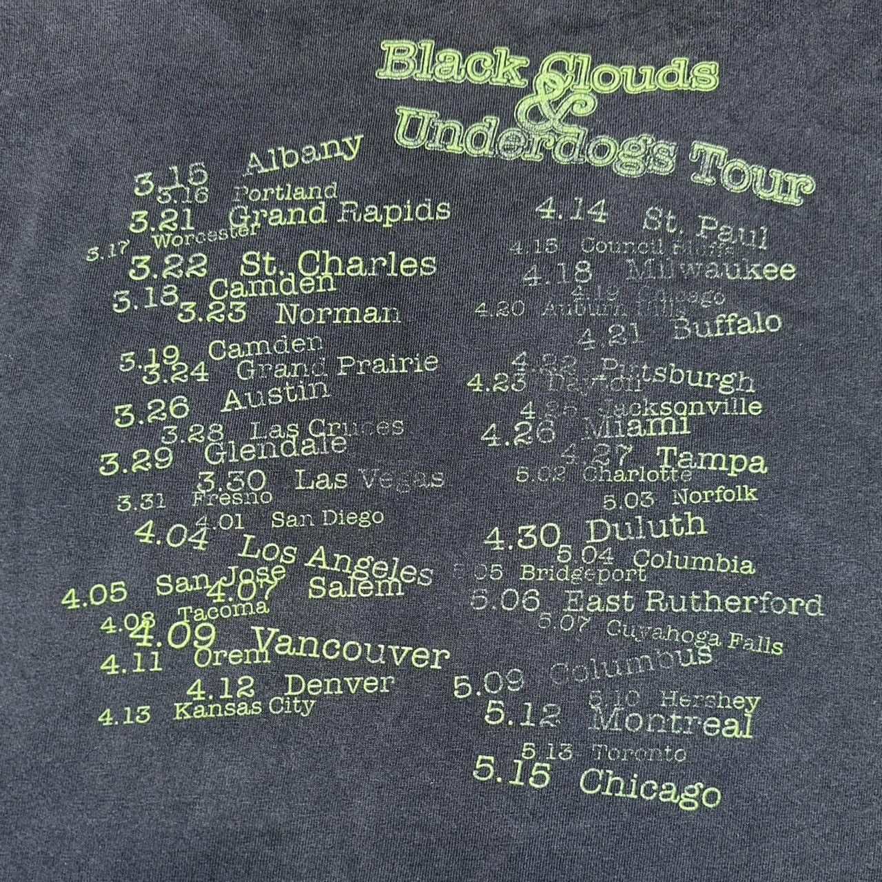Alstyle Fall Out Boy Black Clouds & Underdogs tour tee Size US M / EU 48-50 / 2 - 4 Thumbnail