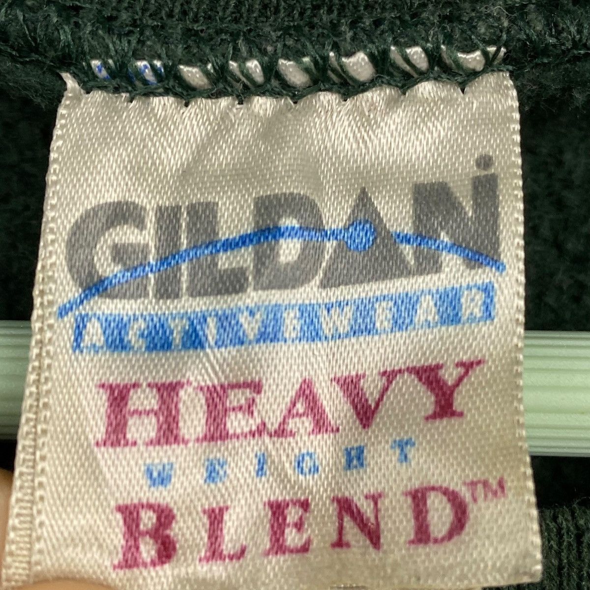 Gildan × Vintage Vintage Gildan Heavy Blend Printed Crewneck Sweatshirt Green Size US XL / EU 56 / 4 - 5 Thumbnail