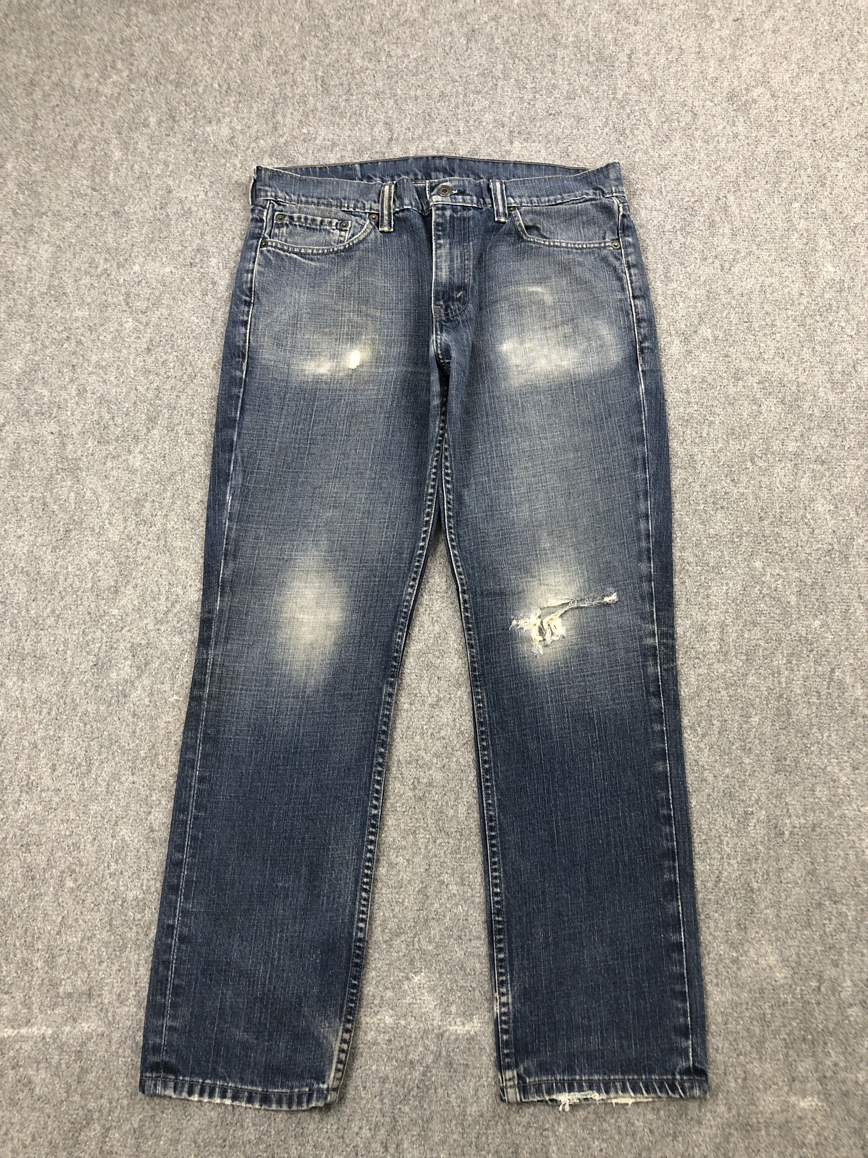 Levi's Distressed Vintage Levis 511 Blue Jeans DP2445 Size US 33 - 1 Thumbnail