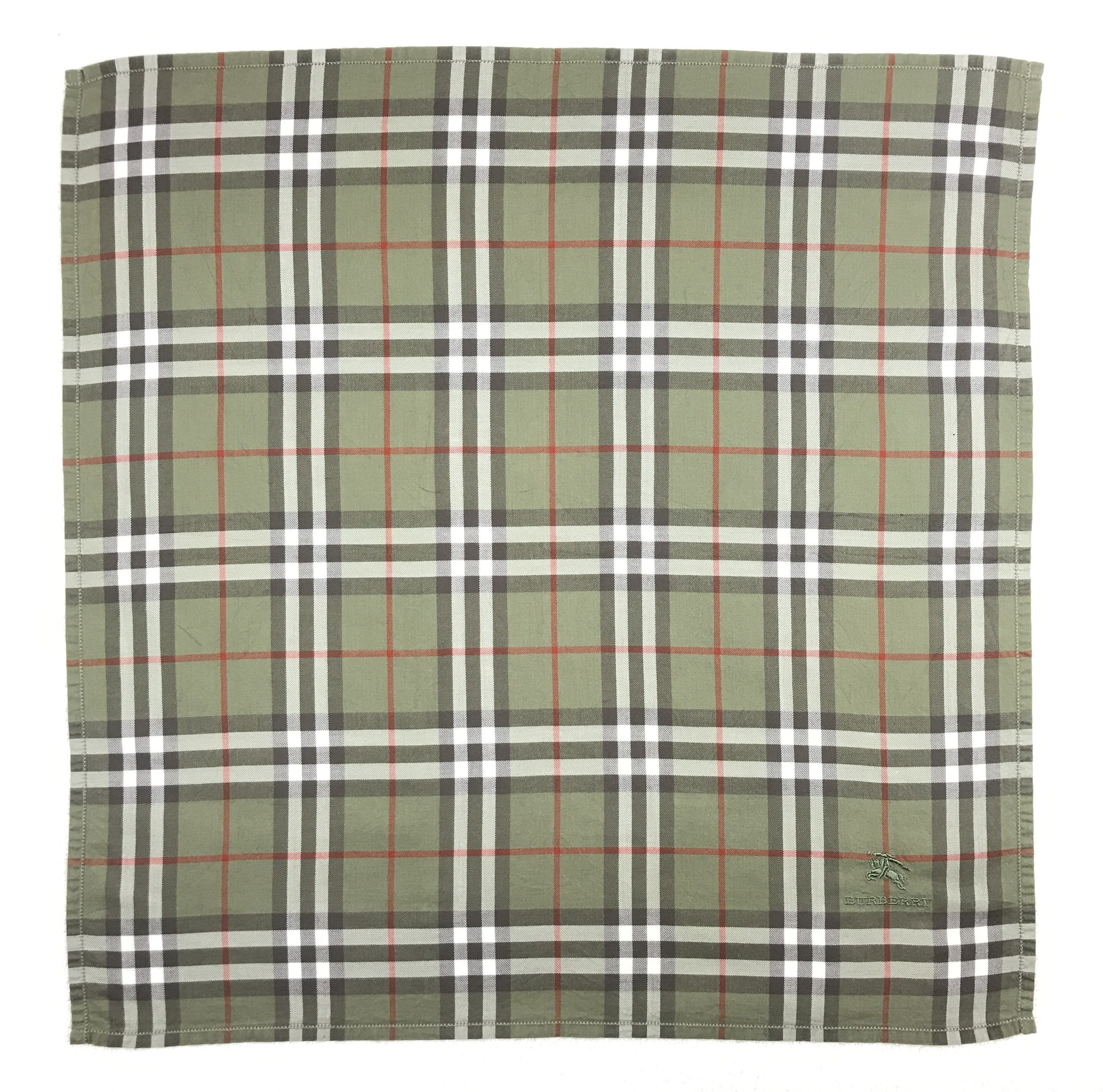 Burberry × Vintage Vintage Burberry Bandana Neckerchief Handkerchief Size ONE SIZE - 1 Thumbnail