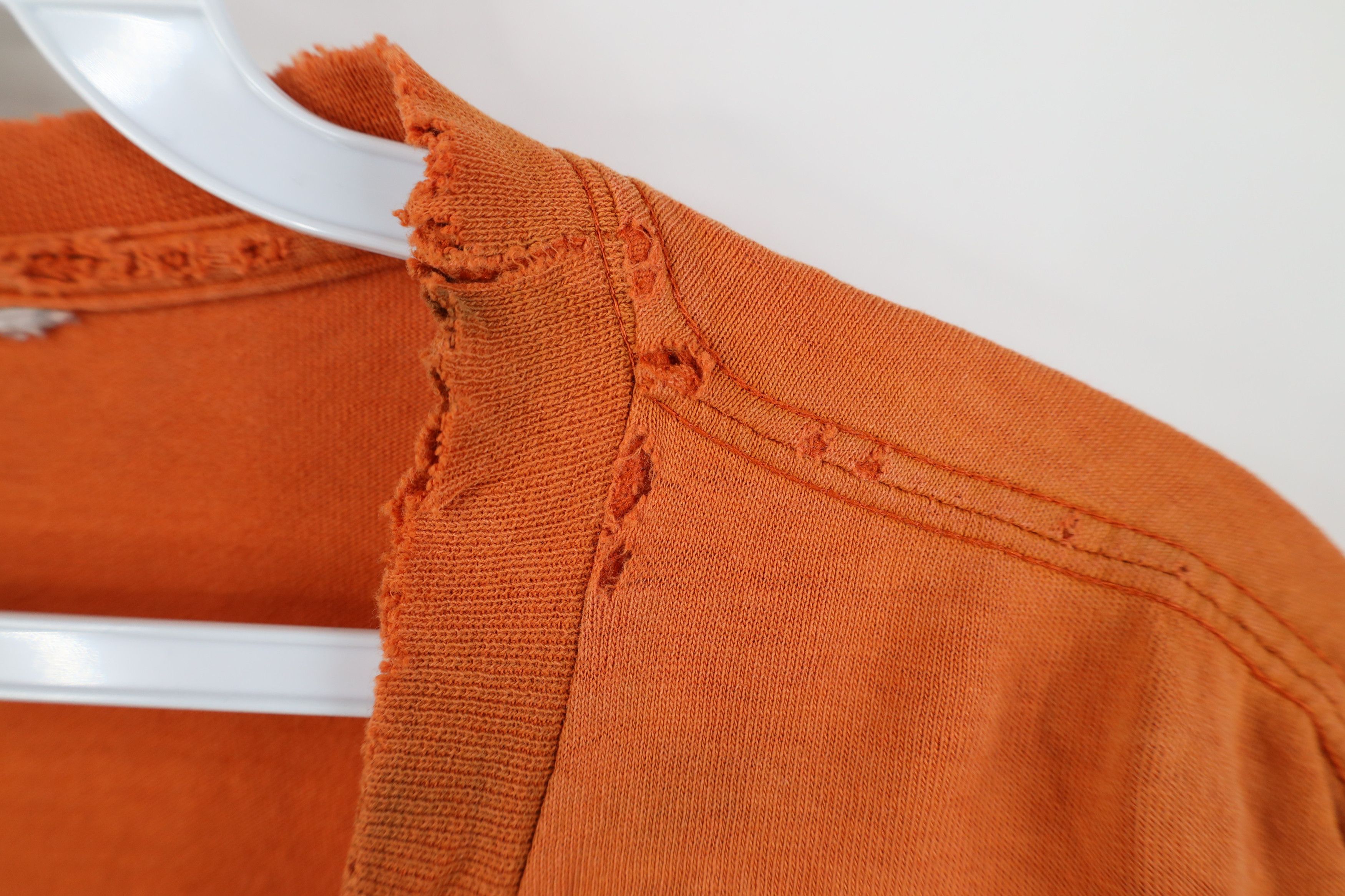 Nike Vintage 90s Y2K Nike Scott Big Center Swoosh T-Shirt Orange Size US XL / EU 56 / 4 - 8 Thumbnail