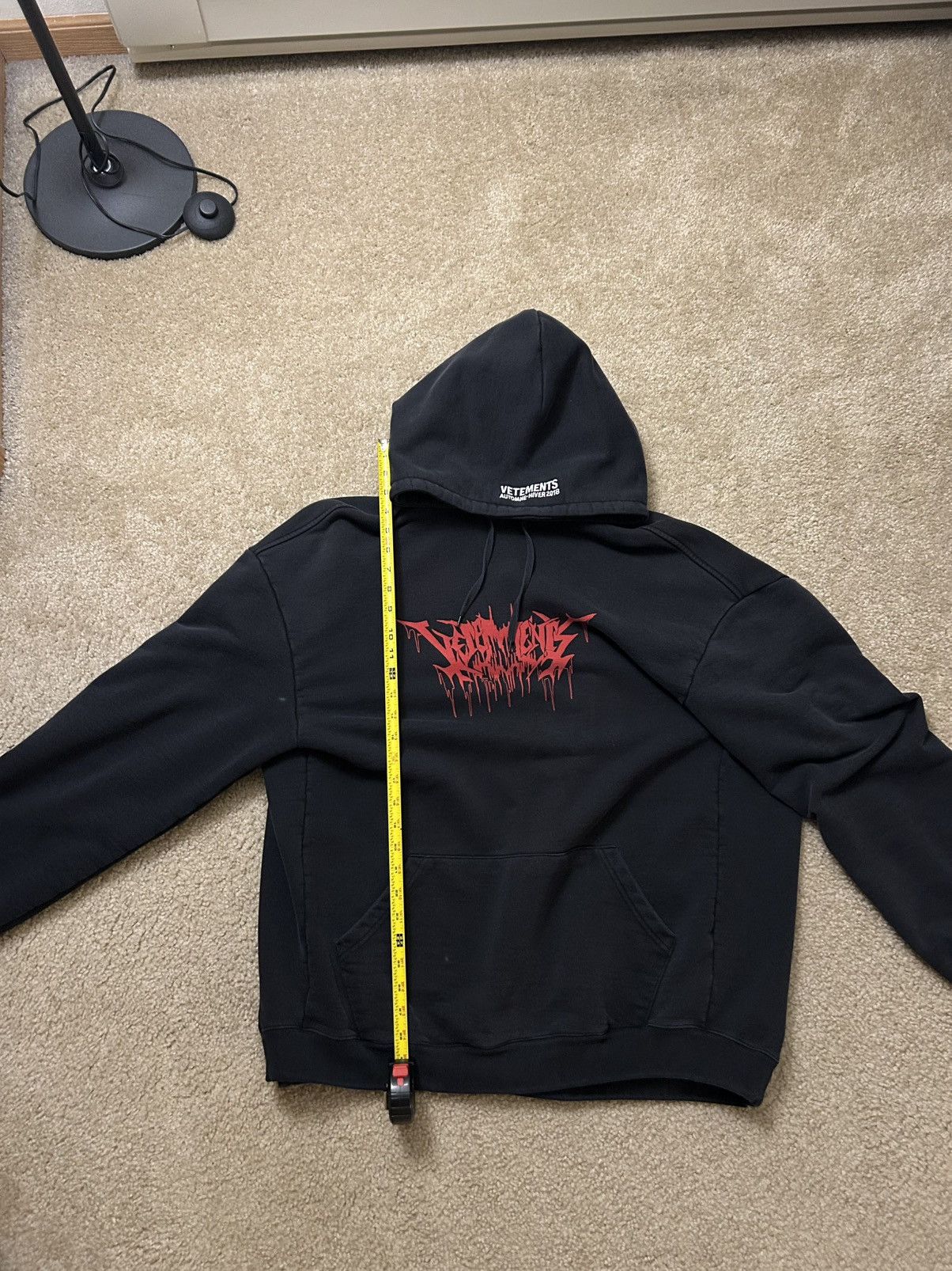 Vetements FW17 Metal Tour Hoodie Size US M / EU 48-50 / 2 - 4 Thumbnail