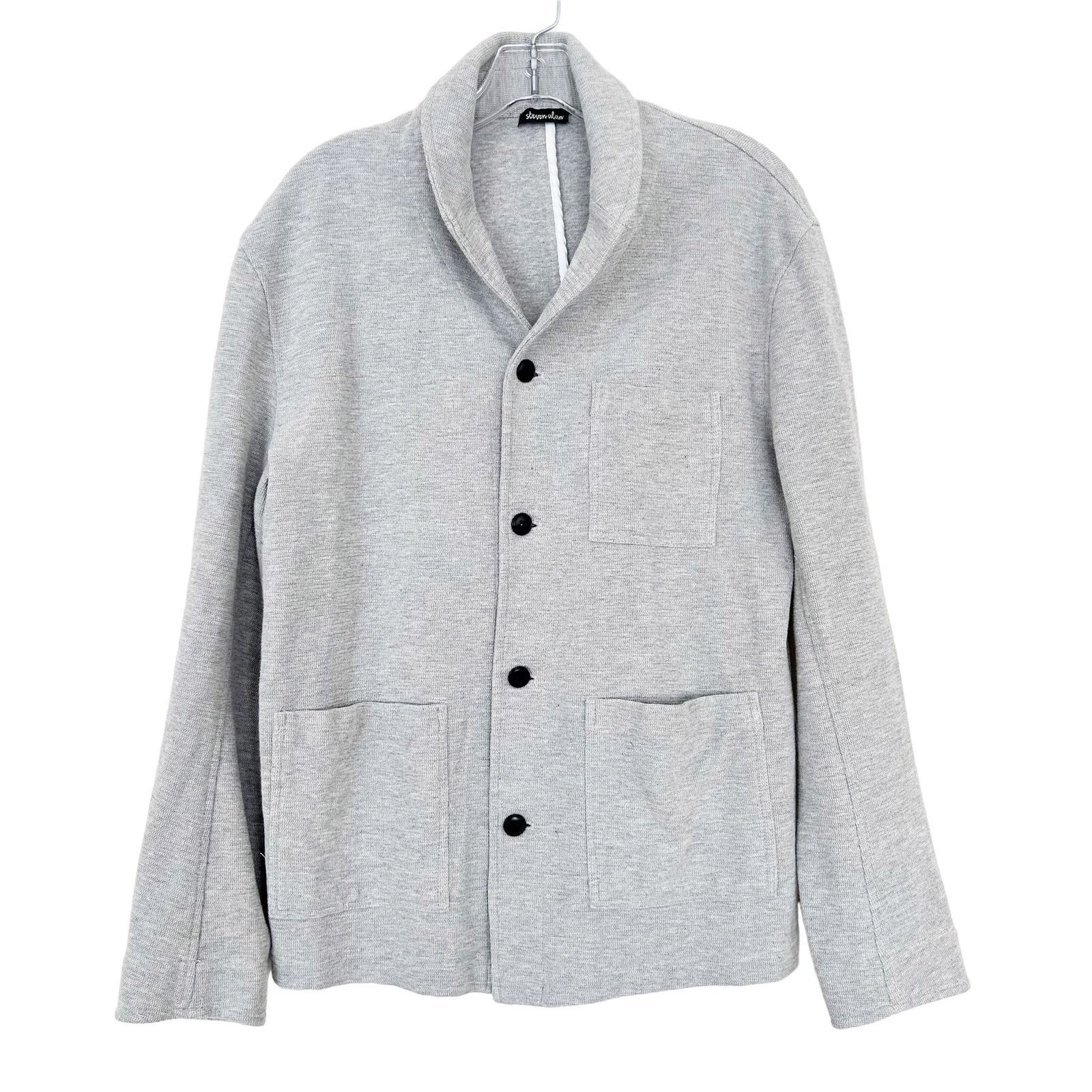 Steven Alan Steven Alan Gray Button Front Cardigan Size US S / EU 44-46 / 1 - 4 Thumbnail