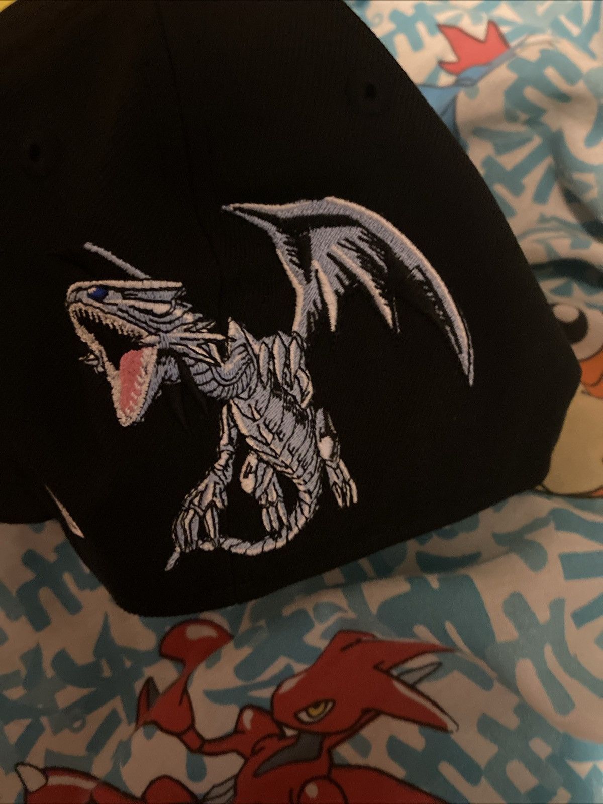 Anime × Hypland × New Era New Era NY Yankees HYPLAND Yugioh Blue Eyes FITTED Sz 8 Size ONE SIZE - 4 Thumbnail