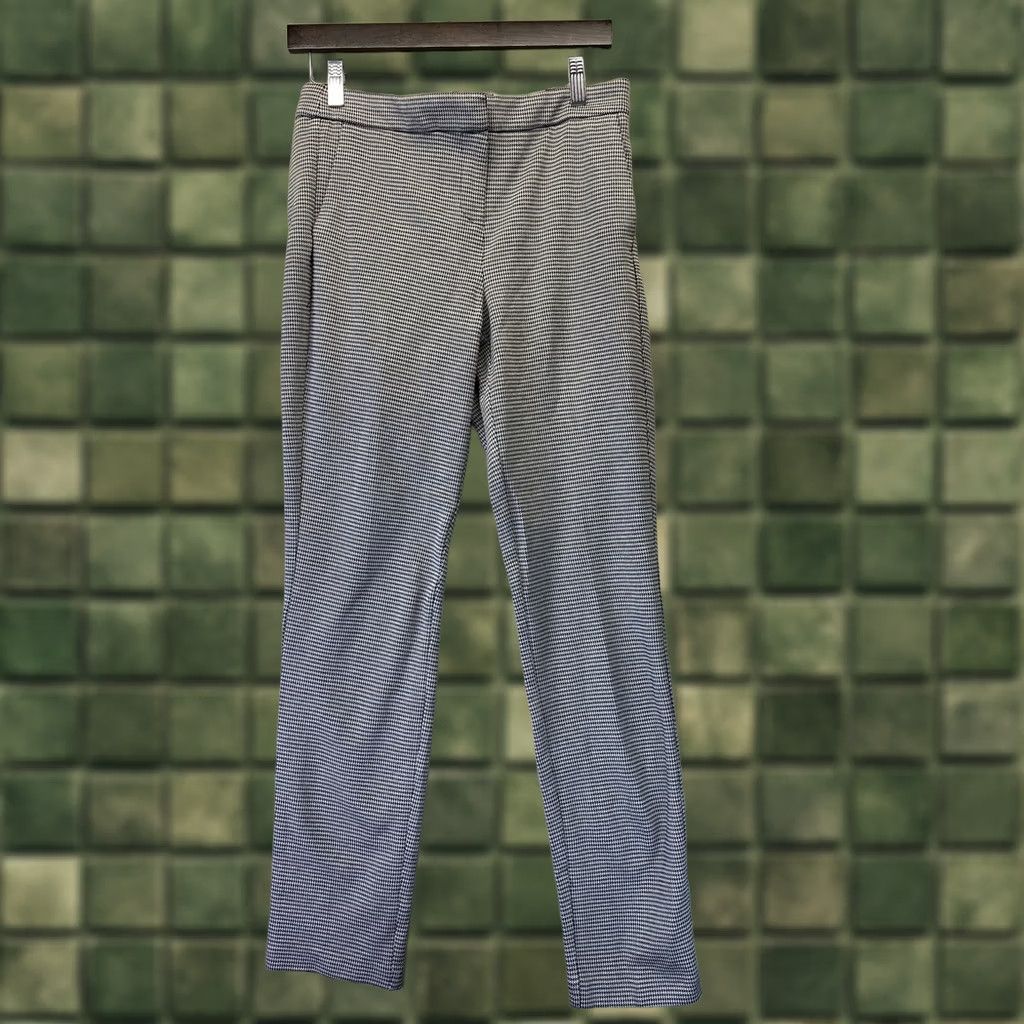 Vintage VINTAGE Eliane Rose Women’s SZ 6 Modern Fit Houndstooth Print Pants Career/Office NWT Size 28" / US 6 / IT 42 - 1 Thumbnail