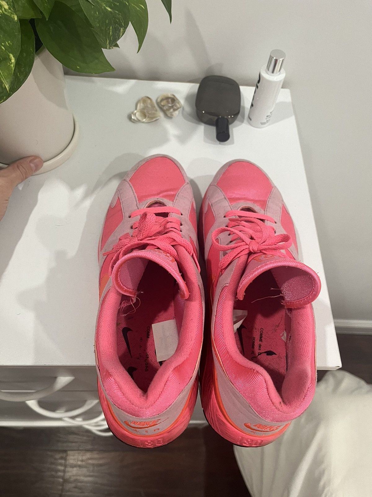 Comme des Garcons × Nike Comme Des Garcon Nike Air Max Triple Pink Size US 9.5 / EU 42-43 - 5 Thumbnail
