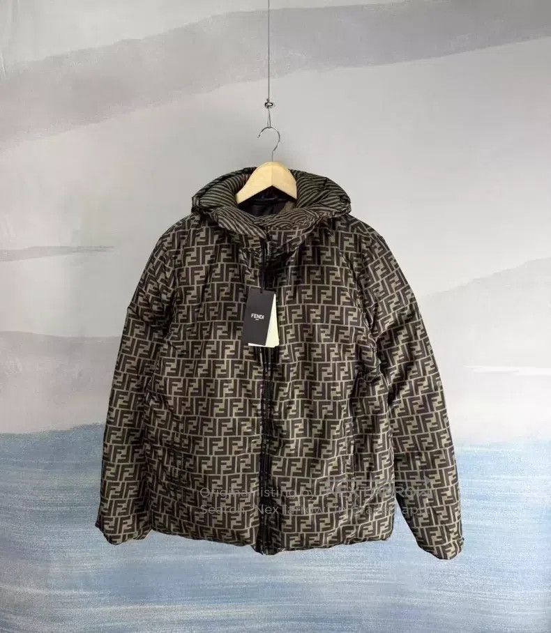 Fendi Fendi Double-Sided Hooded Down Jacket Size US M / EU 48-50 / 2 - 1 Thumbnail