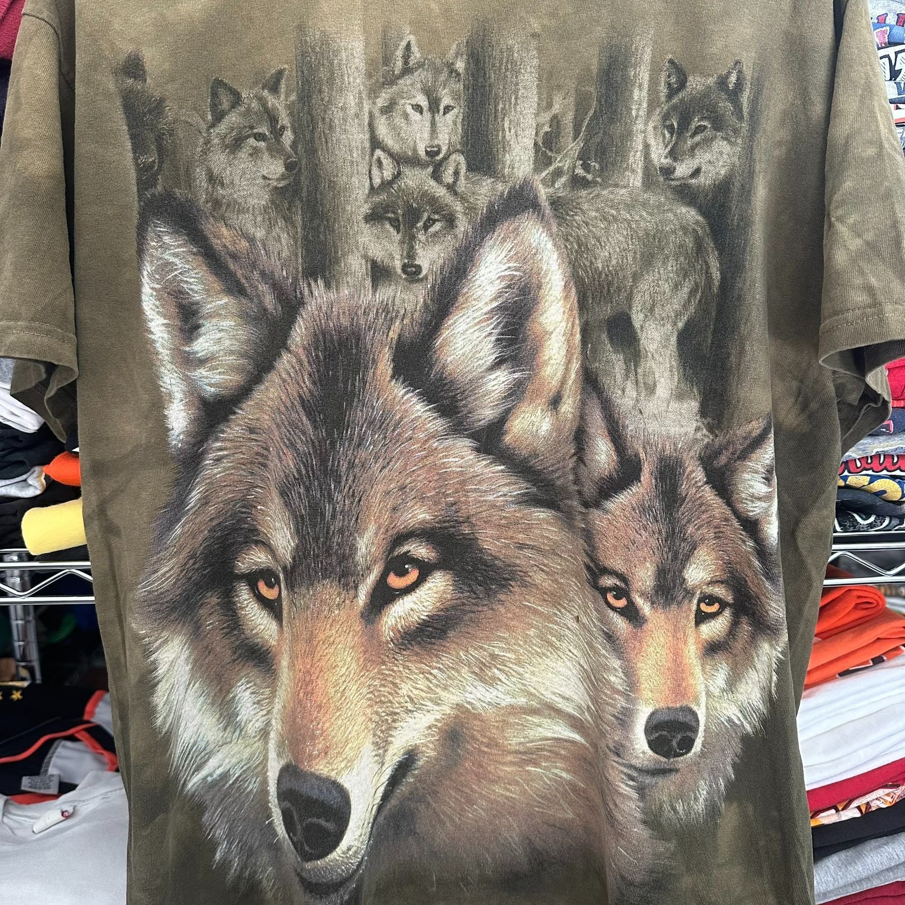 The Mountain Vintage Y2K The Mountain Wolf Pack T-Shirt Gorpcore Nature G Size US M / EU 48-50 / 2 - 2 Thumbnail
