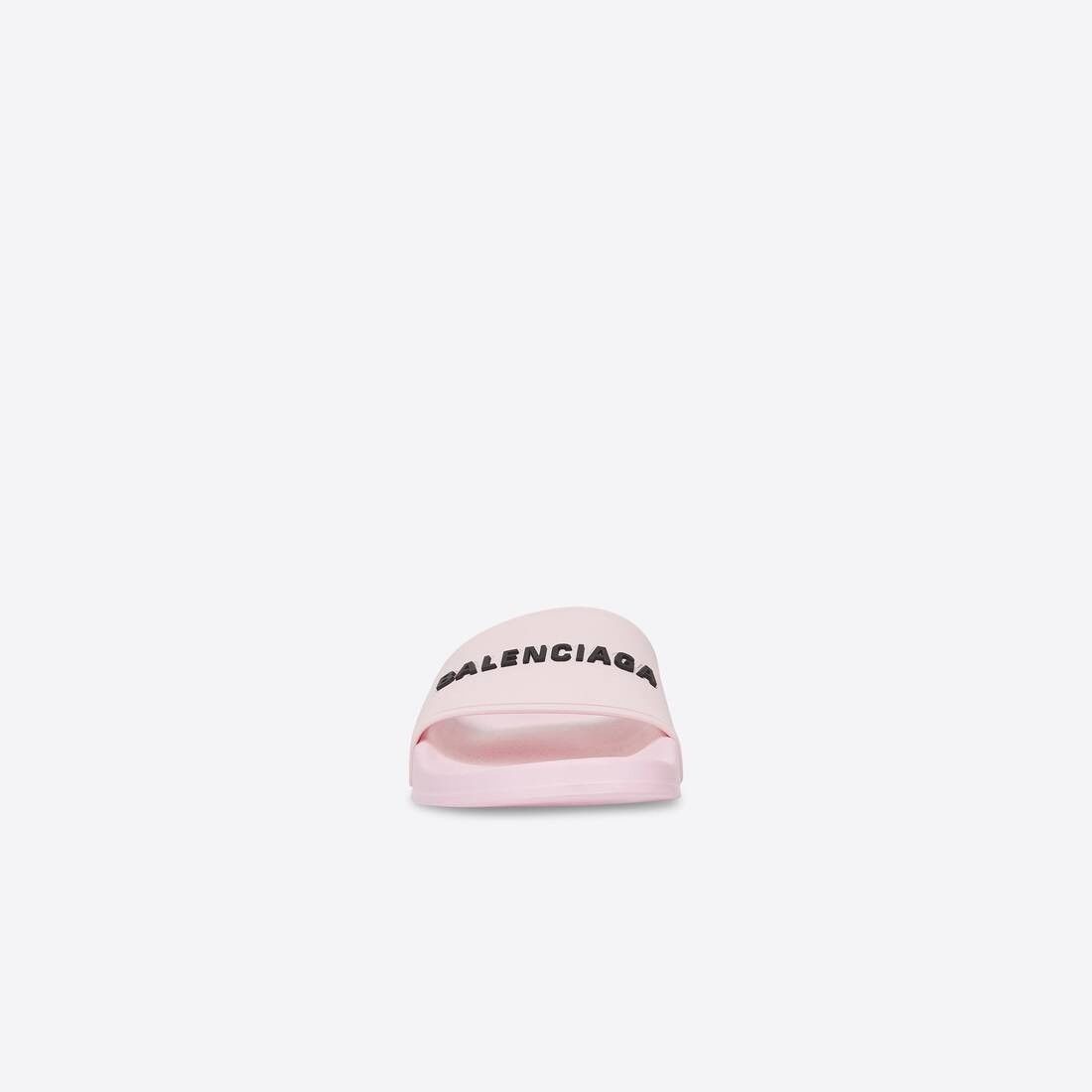 Balenciaga o1bcso1str0325 Pool Slides Sandals in Light Pink/Black Size US 7 / IT 37 - 3 Thumbnail