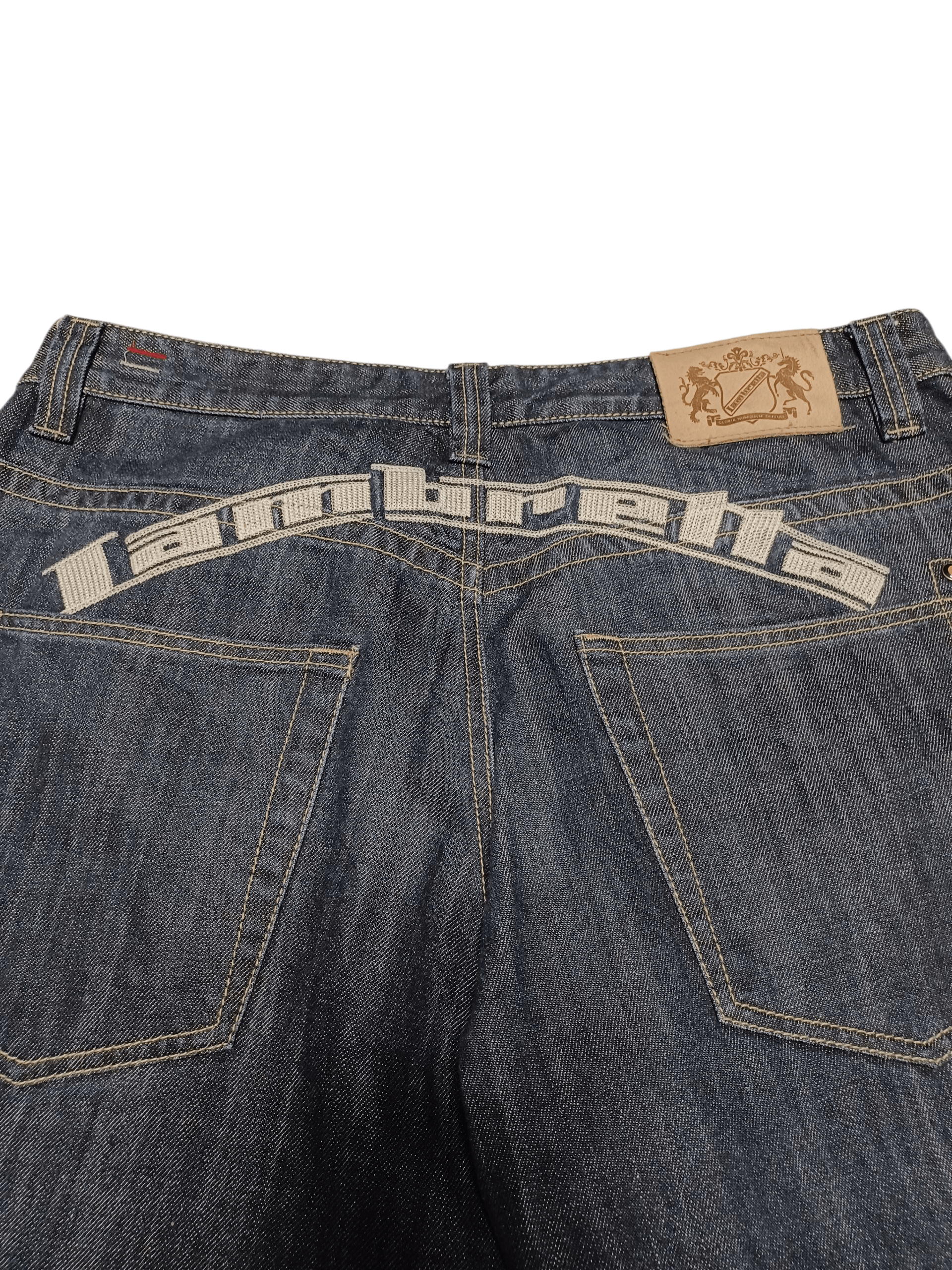 Lambretta LAMBRETTA BIG LOGO EMBROIDERED W36 JEANS DENIM Size US 36 / EU 52 - 2 Thumbnail