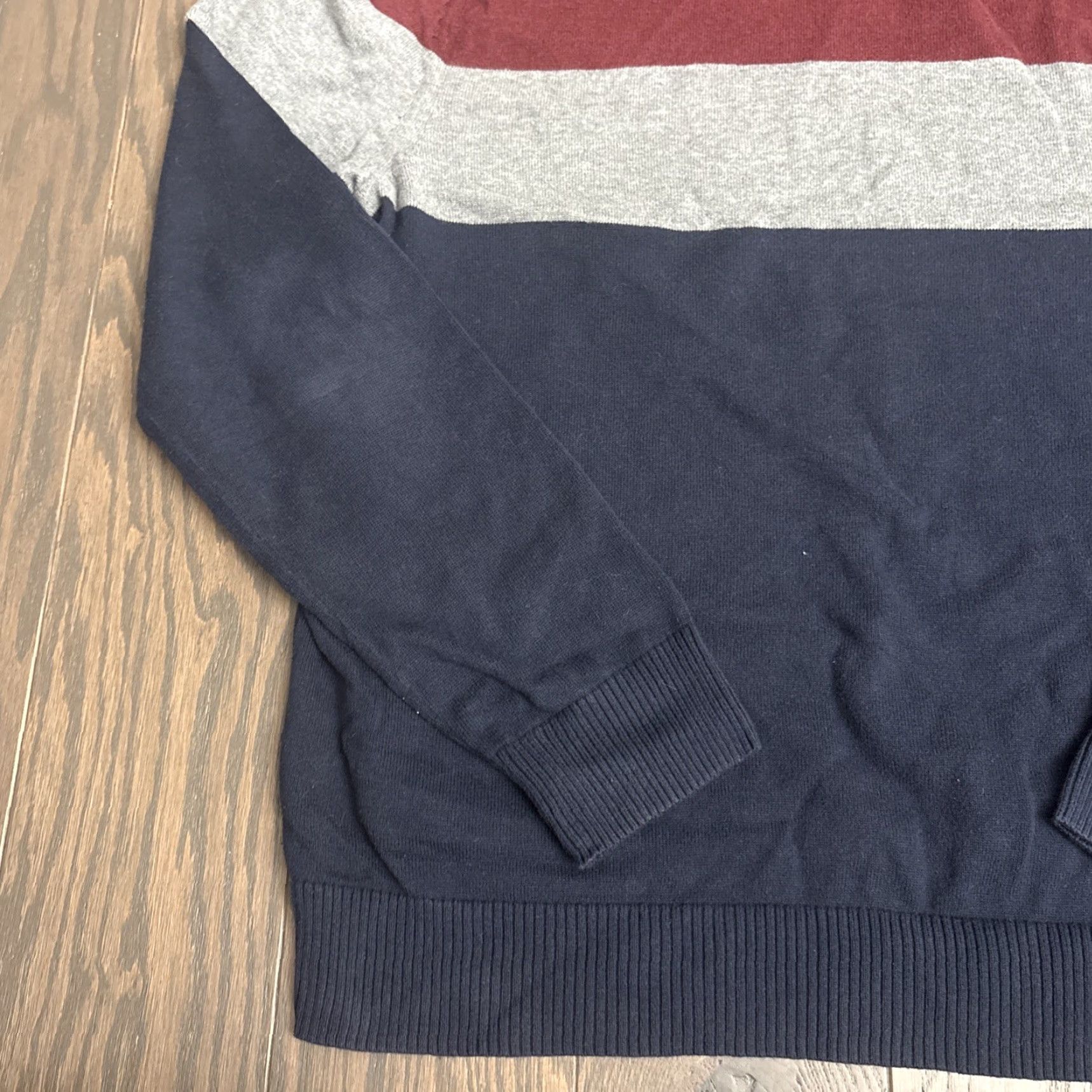 Banana Republic Banana Republic Sweater Mens Cotton Crewneck Pullover Colorblock Medium M Blue Size US M / EU 48-50 / 2 - 4 Thumbnail