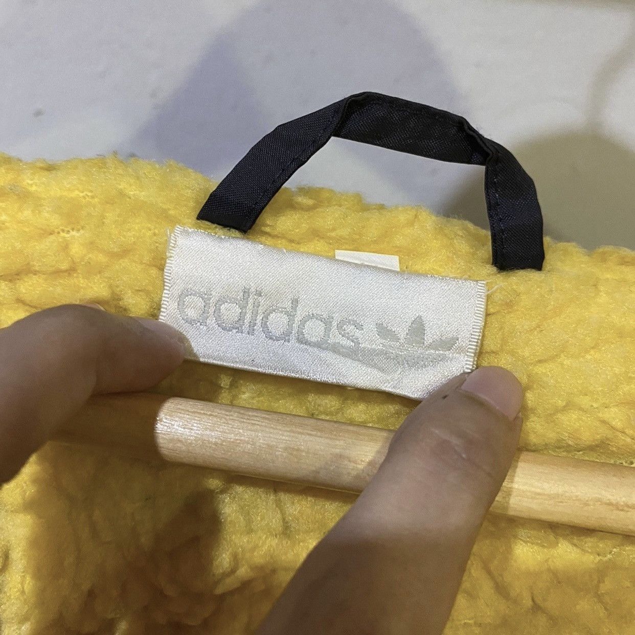 Adidas × Vintage Adidas BIG LOGO Hoodie Windbreaker Heavy Jacket/Raincoat Size US XL / EU 56 / 4 - 8 Thumbnail