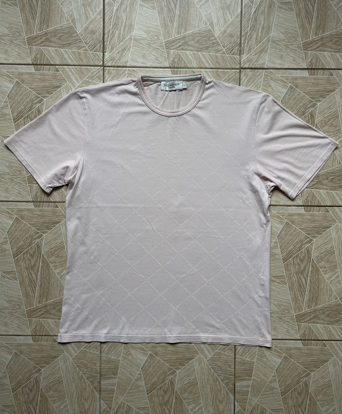 Vintage × Yves Saint Laurent Rare Vintage Yves Saint Laurent YSL Multi Logo Monogram Tee Size US L / EU 52-54 / 3 - 1 Thumbnail
