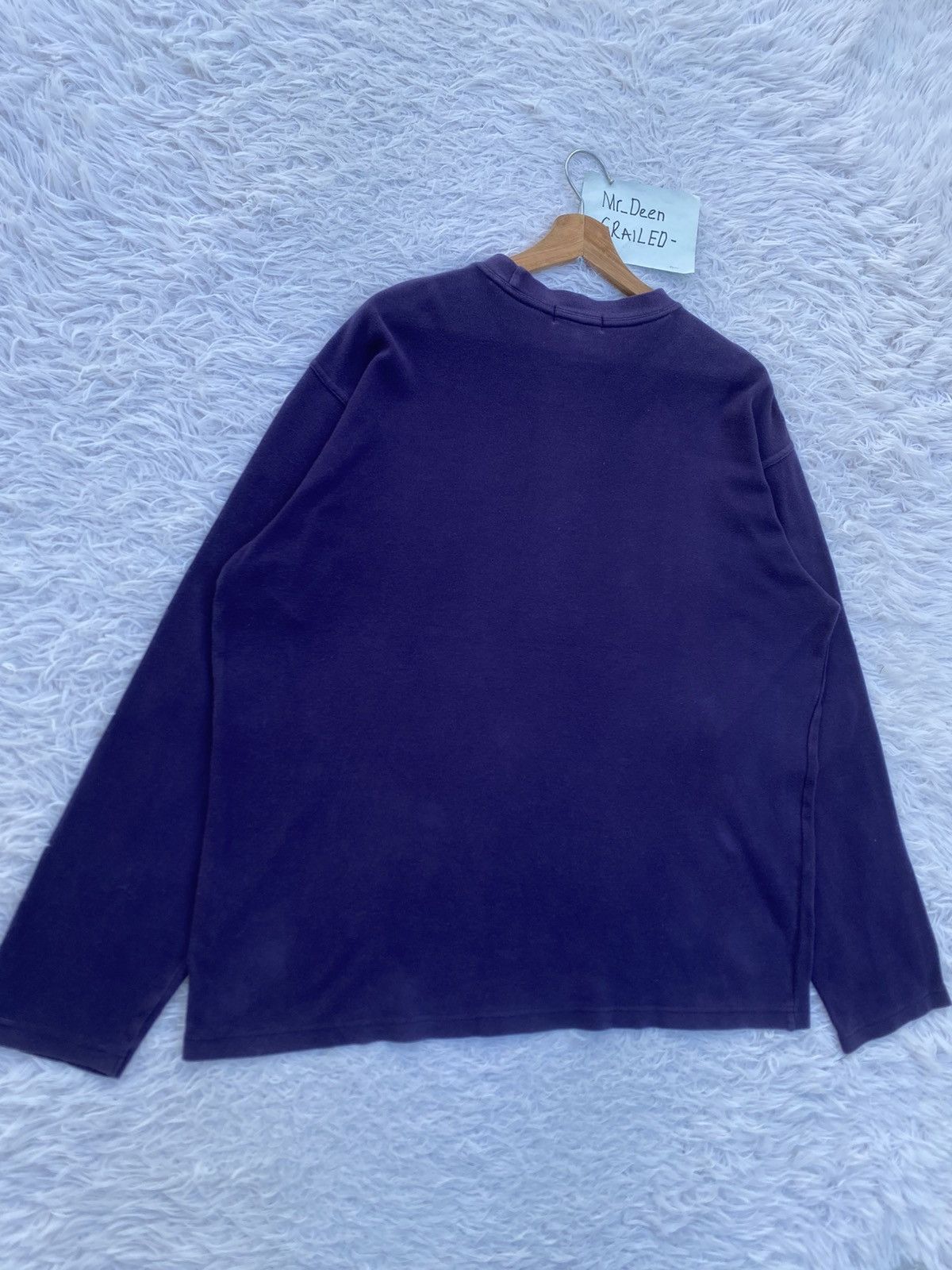 Yves Saint Laurent Rare Vintage Yves Saint Laurent Big Logo Longsleeve Shirt Size US L / EU 52-54 / 3 - 16 Thumbnail