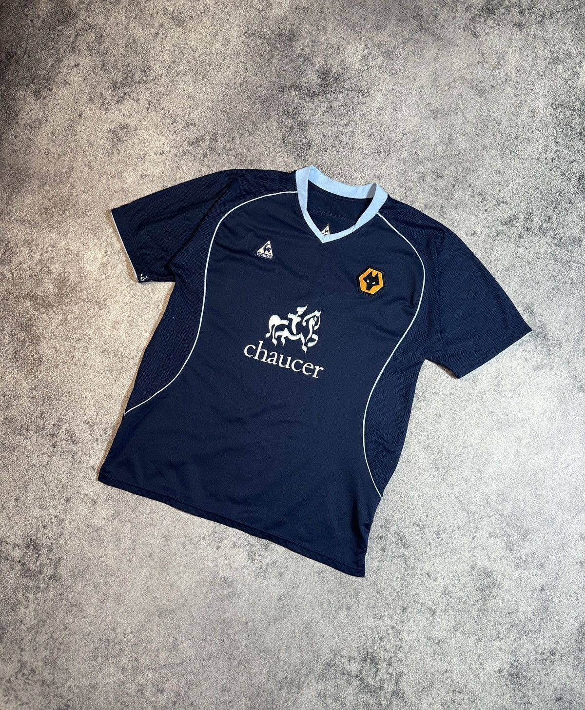 Le Coq Sportif × Vintage Vintage Le Coq Sportif Woverlhampton Soccer Jersey Rare M Size US M / EU 48-50 / 2 - 1 Thumbnail