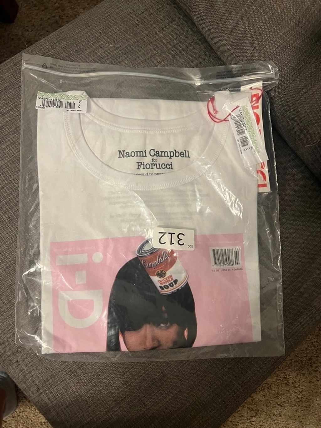 Fiorucci Rare Fiorucci/ Naomi Campbell Cap Sleeve T-Shirt, Small Size S / US 4 / IT 40 - 3 Thumbnail
