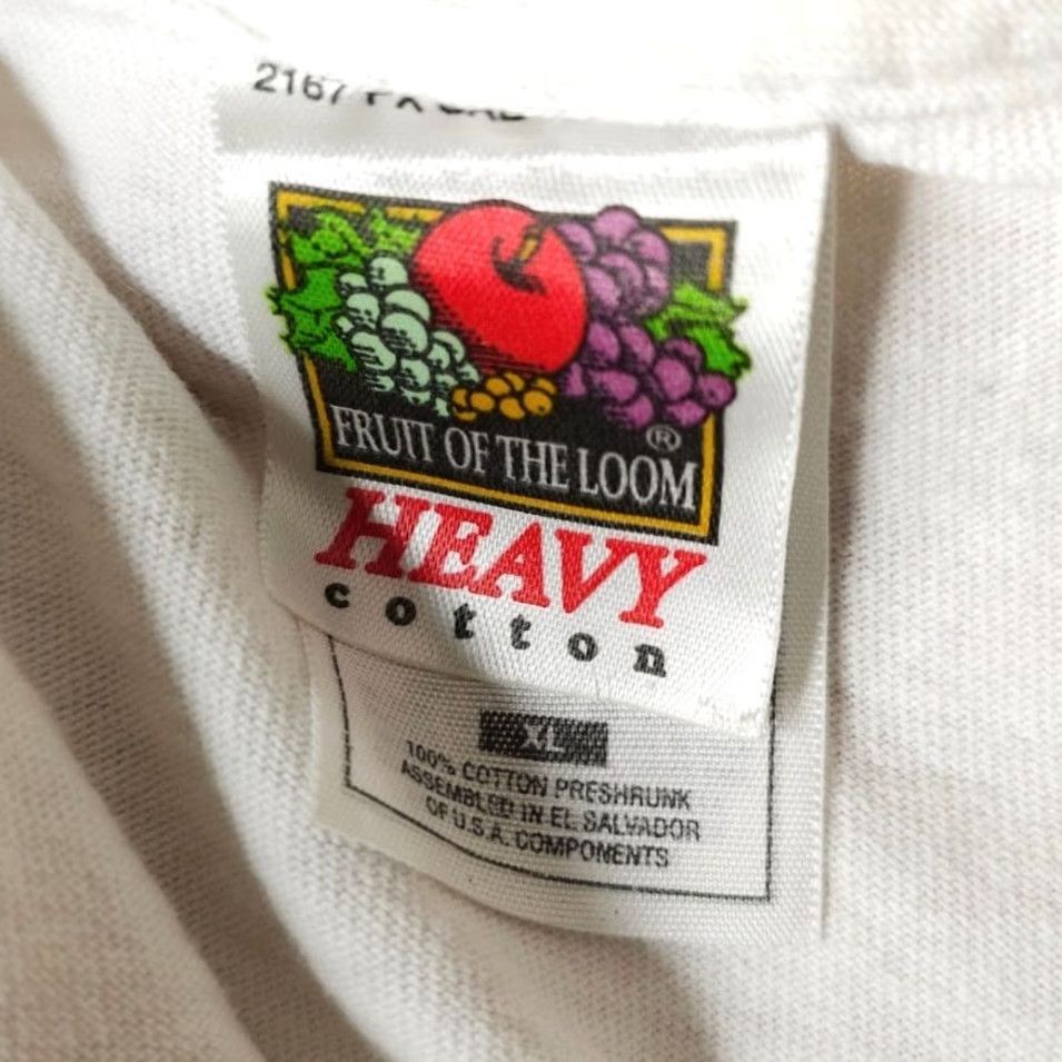 Fruit Of The Loom VINTAGE St Bernard Dog T Shirt Mens XL White 90s Express Yourself Sports Music Cotton Fruit of the Loom Crew Neck Short Sleeve Double-Sided Size US XL / EU 56 / 4 - 6 Thumbnail