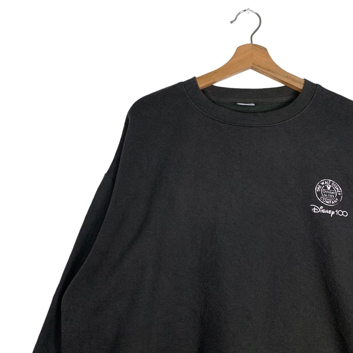 Disney DISNEY 100 Mickey Head Big Logo Sweatshirts #0743-C34 Size US L / EU 52-54 / 3 - 8 Thumbnail