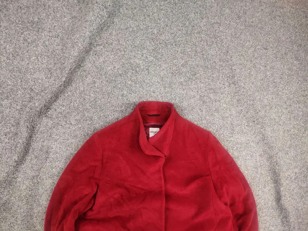 Cinzia Rocca Cinzia Rocca Due coat Red alpaca stand-up collar Jacket Size XL / US 12-14 / IT 48-50 - 2 Thumbnail
