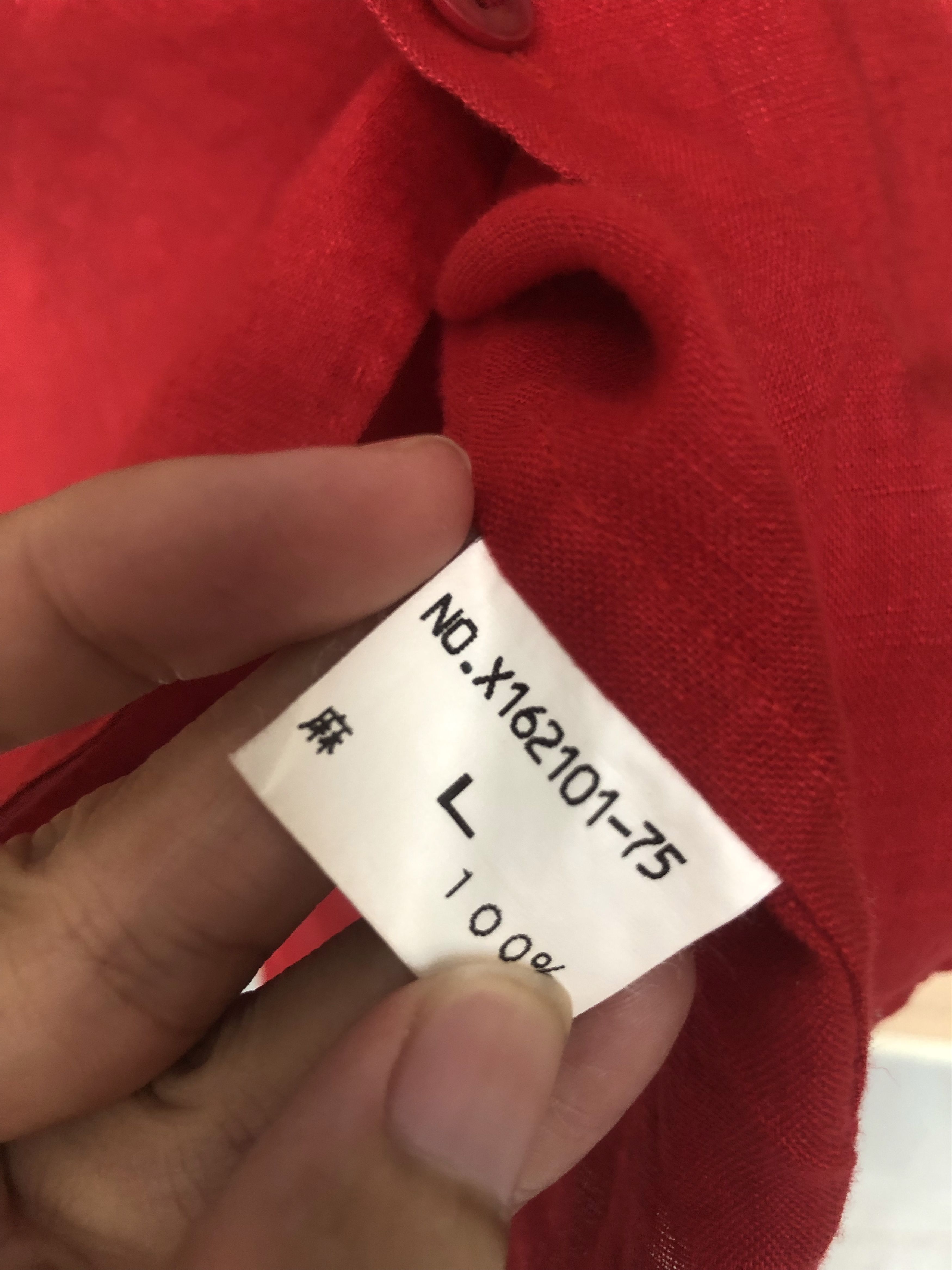 Yohji Yamamoto red linen shirt Size US S / EU 44-46 / 1 - 4 Thumbnail