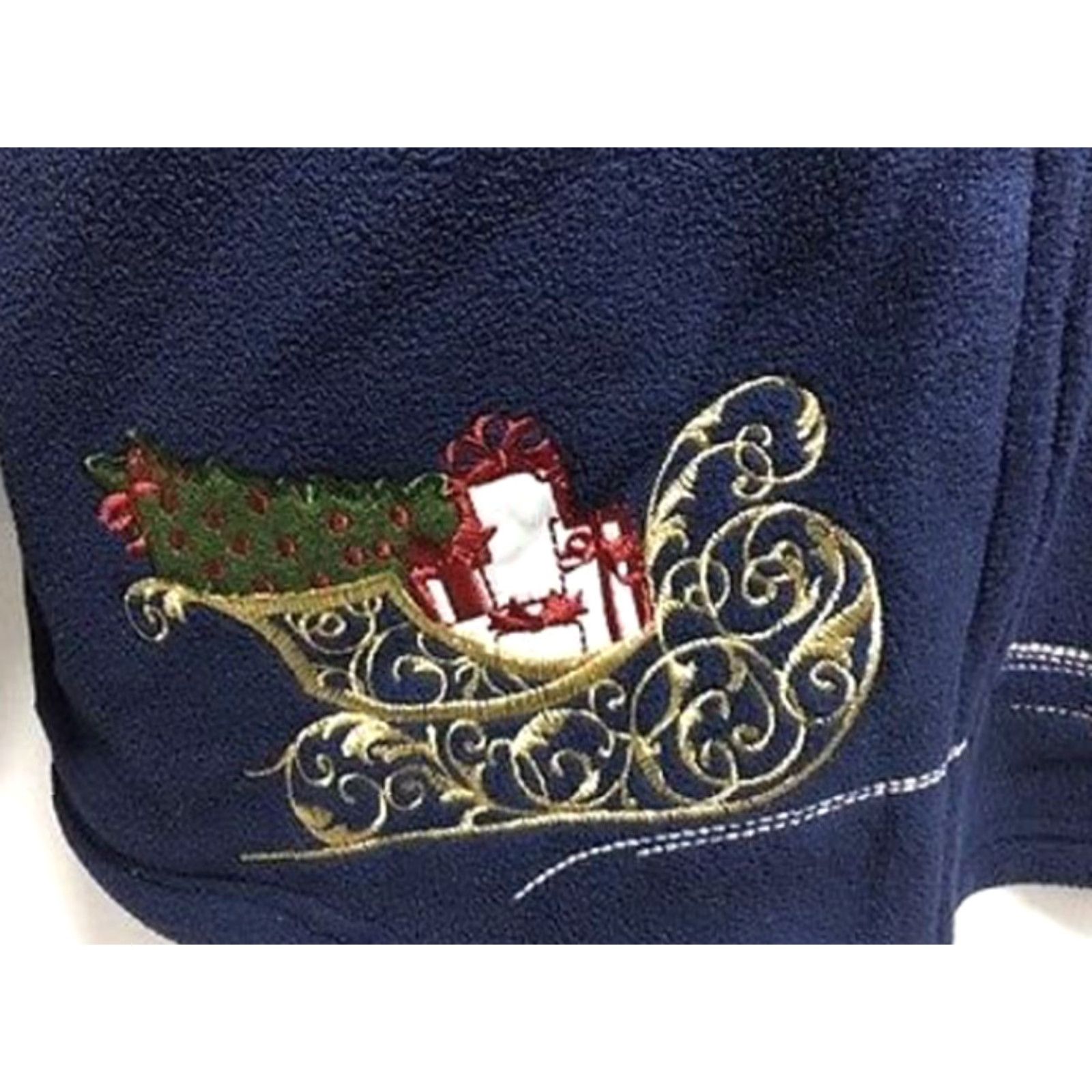 Vintage Jason Maxwell Women's Plus-Size Long Sleeve Full Zip Mock Neck Jacket Navy Blue 1X Christmas Winter Christmas Mock Neck Jacket Mens? Size XL / US 12-14 / IT 48-50 - 4 Thumbnail