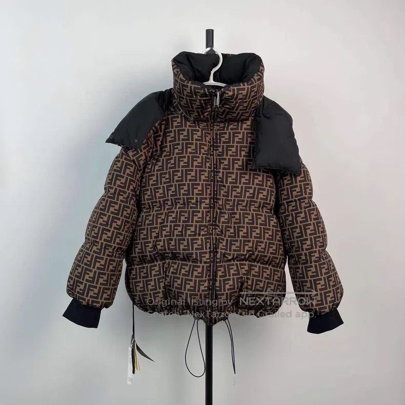 Fendi Short Down Jacket - Black