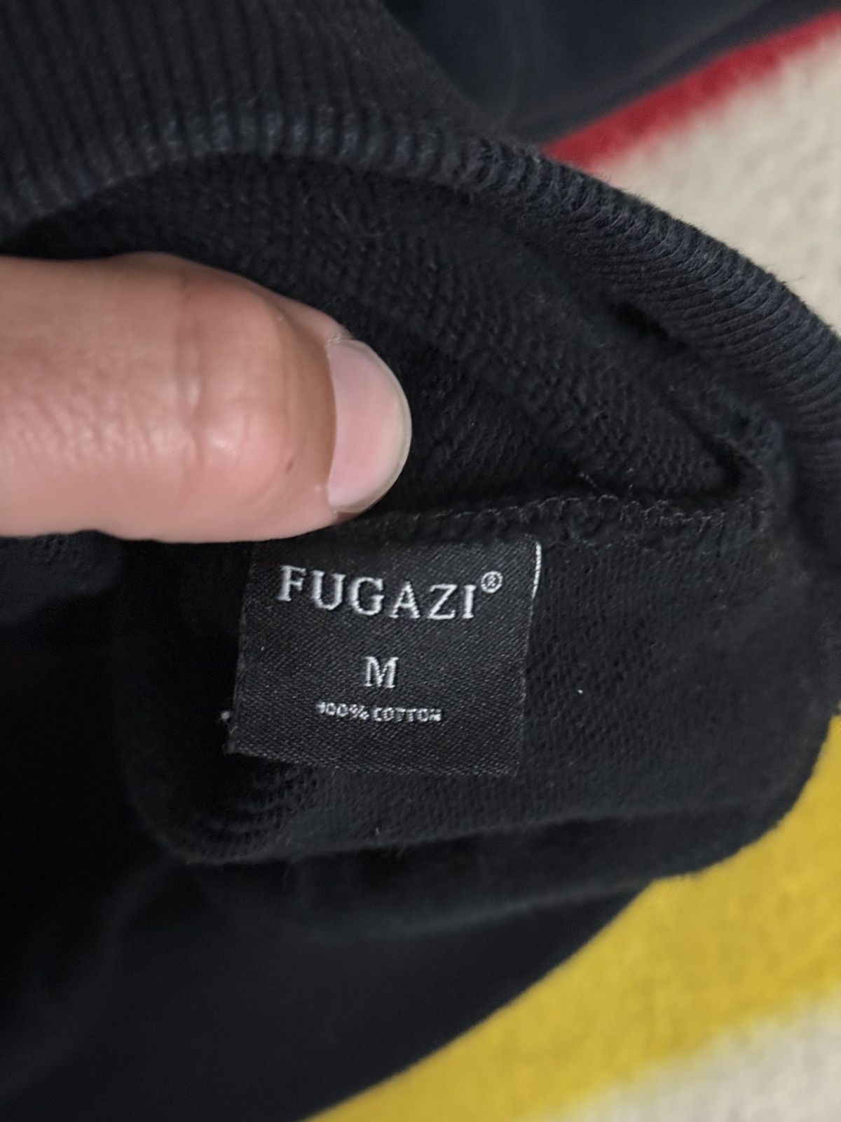 Fugazi 2025 Fugazi Trevor Gorji Runway Boxy Cropped Hoodie Medium Size US M / EU 48-50 / 2 - 7 Thumbnail