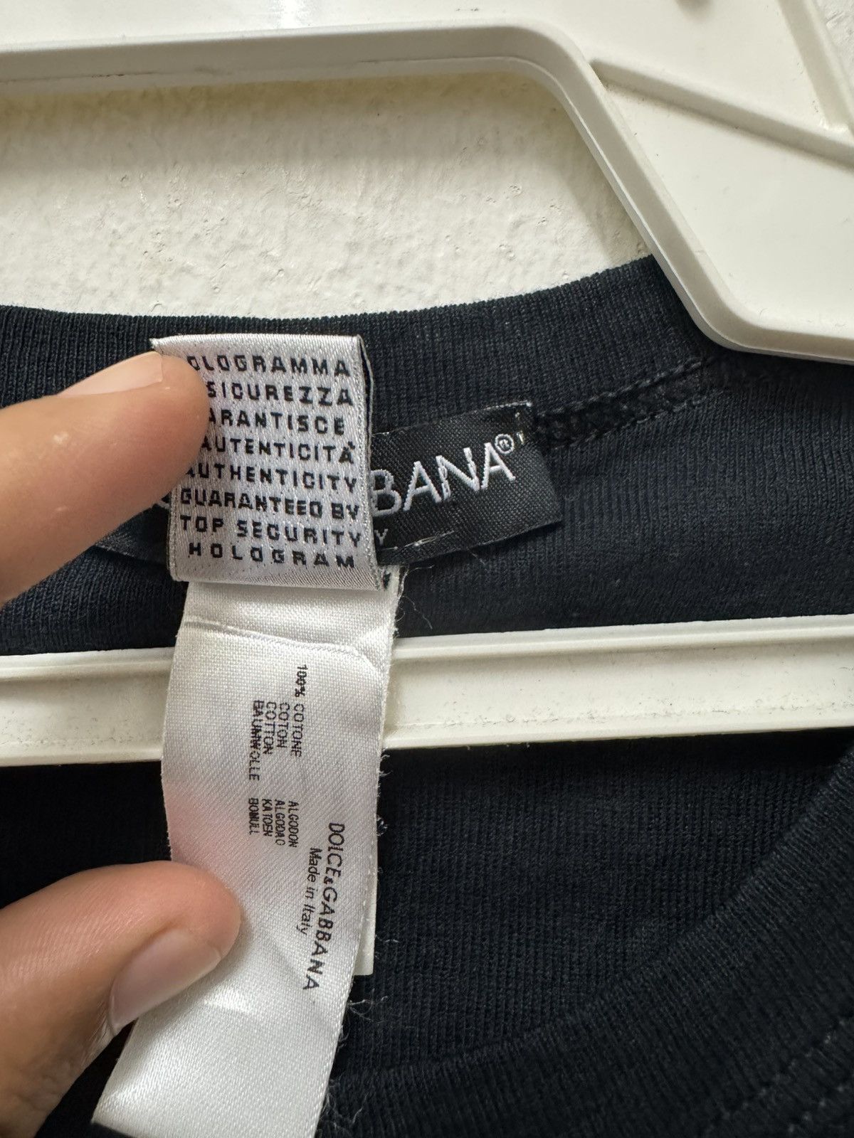 Designer × Dolce & Gabbana Dolce & Gabbana Logo Authentic T shirt Size US S / EU 44-46 / 1 - 6 Thumbnail
